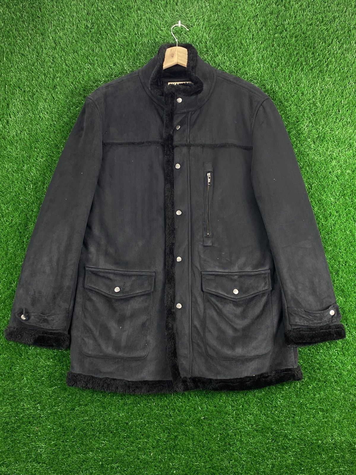 Kansai Yamamoto × Vintage mVintage Kansai Jeans Velvet Faux Fur Jacket Size US L / EU 52-54 / 3 - 1 Thumbnail