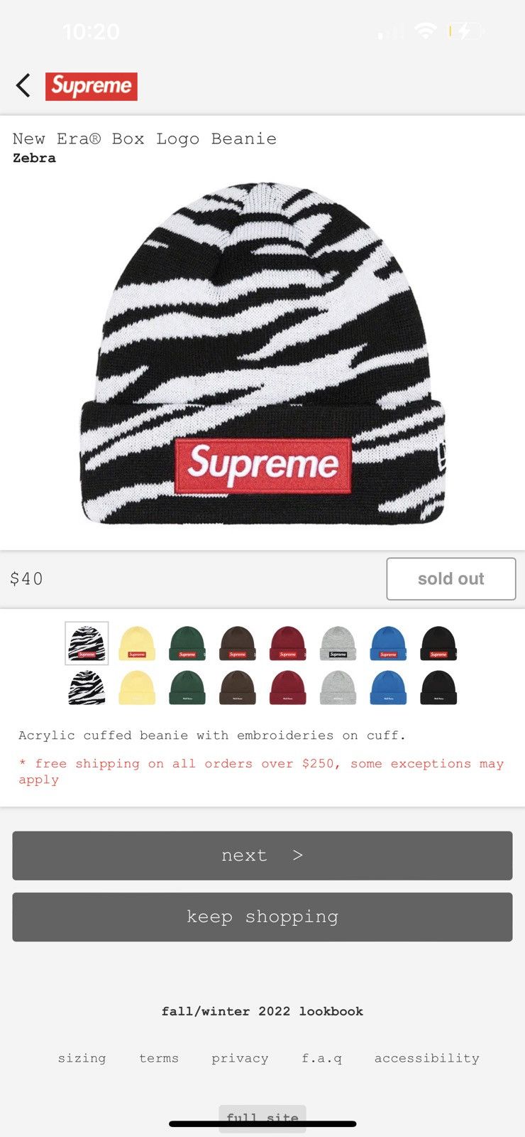 Supreme × New EraBox LogoBeanie