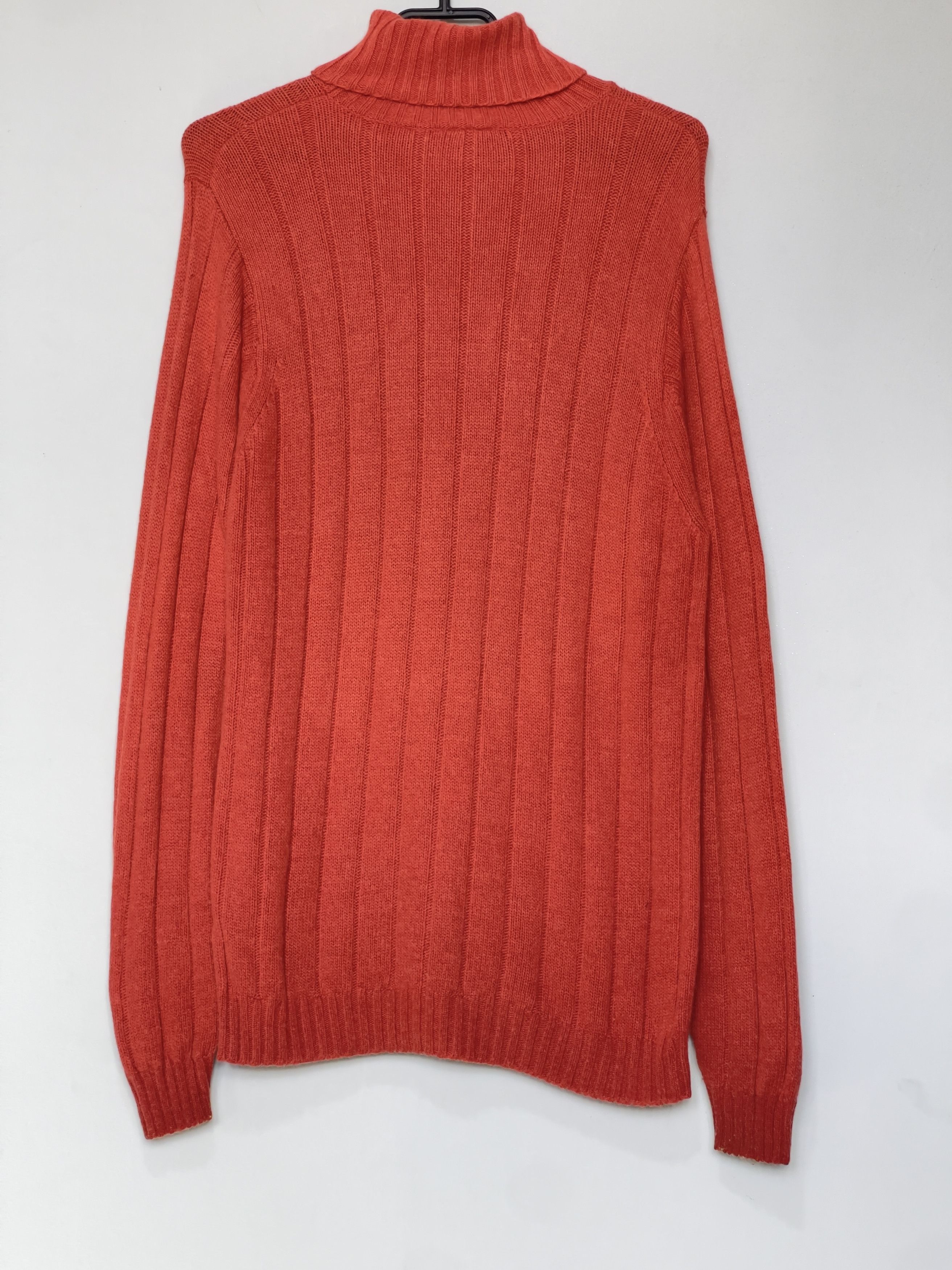 Lacoste 🔥 vintage heavy sweater cashmere wool lacoste turtle neck Size US L / EU 52-54 / 3 - 3 Thumbnail