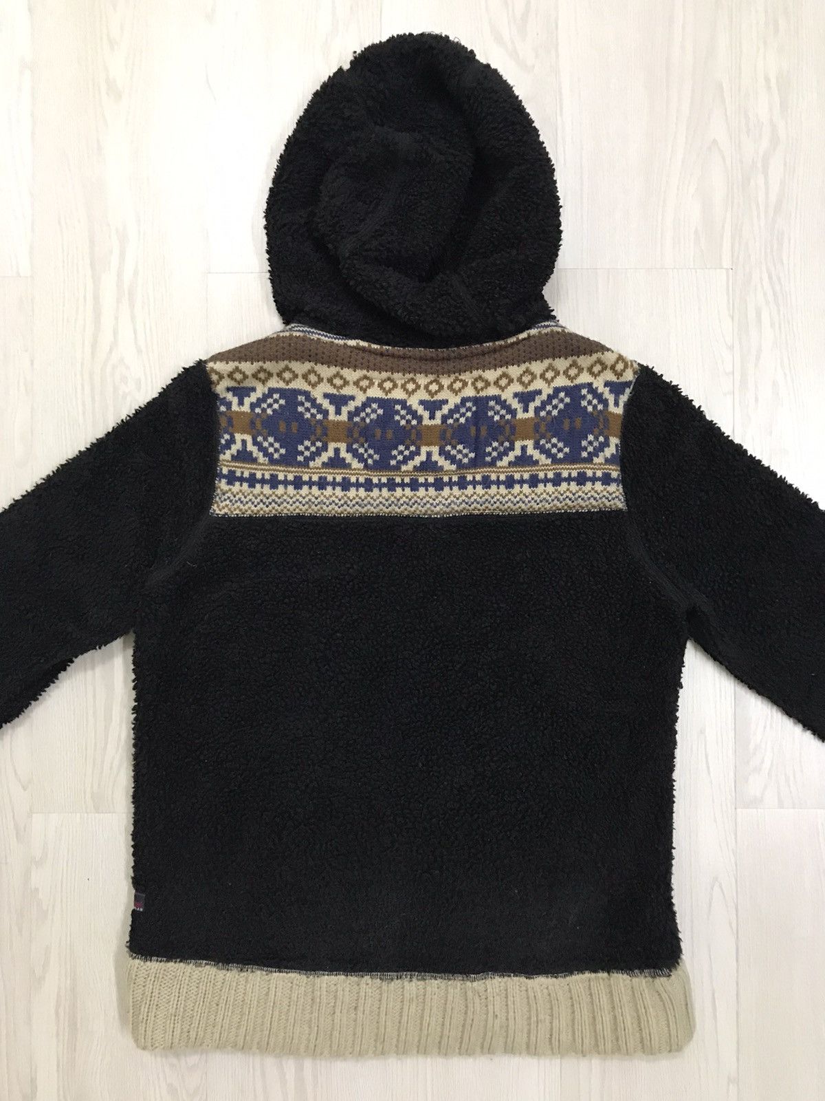 Japanese Brand × Vintage Vintage Japanese Navajo Deep Pile Sherpa Jacket Size M / US 6-8 / IT 42-44 - 8 Thumbnail