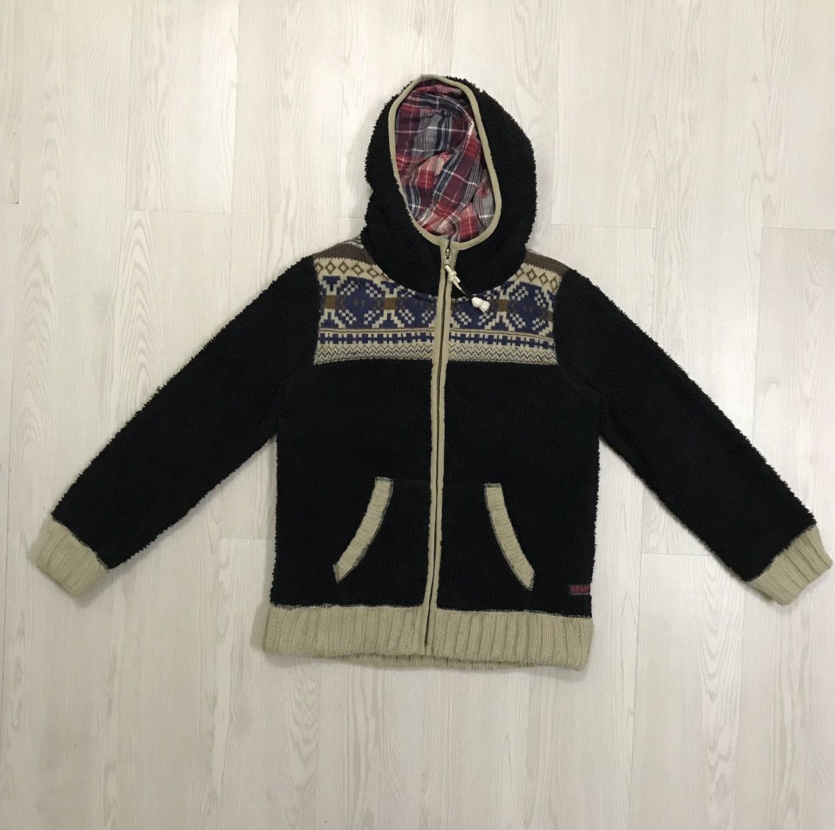 Japanese Brand × Vintage Vintage Japanese Navajo Deep Pile Sherpa Jacket Size M / US 6-8 / IT 42-44 - 1 Thumbnail