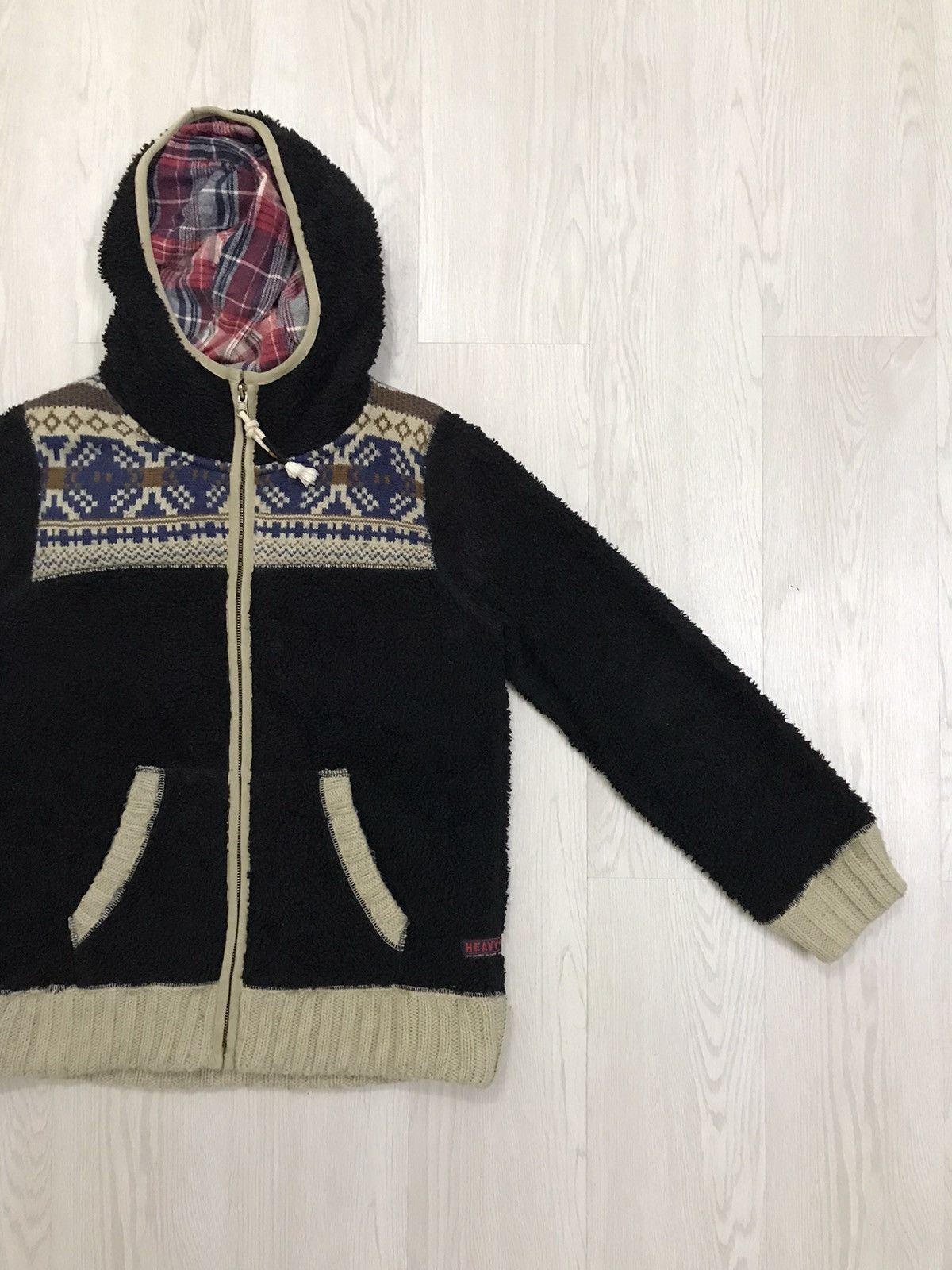 Japanese Brand × Vintage Vintage Japanese Navajo Deep Pile Sherpa Jacket Size M / US 6-8 / IT 42-44 - 6 Thumbnail