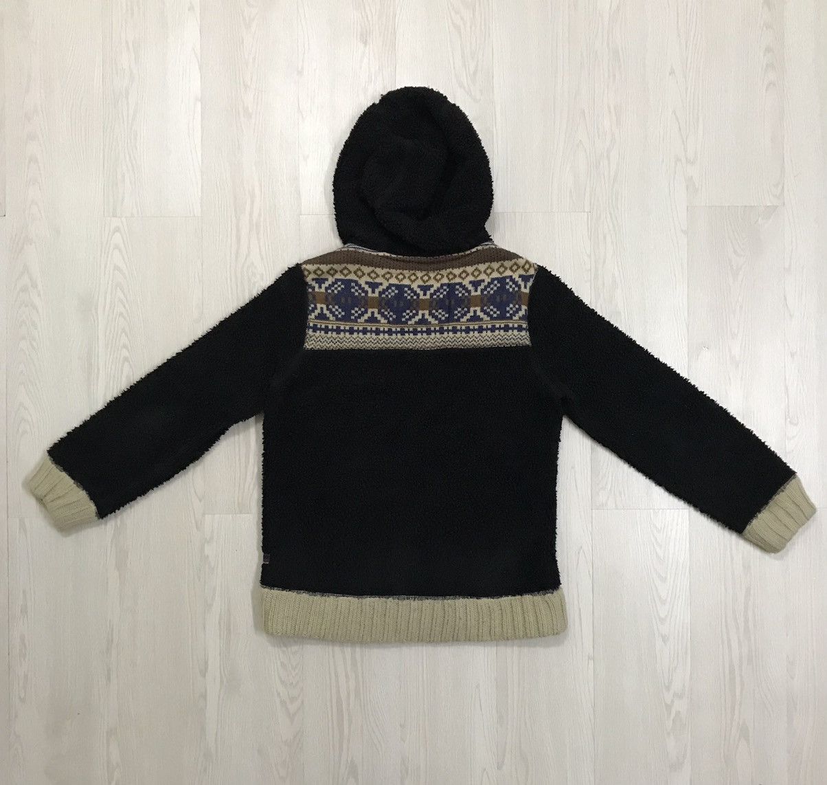 Japanese Brand × Vintage Vintage Japanese Navajo Deep Pile Sherpa Jacket Size M / US 6-8 / IT 42-44 - 7 Thumbnail