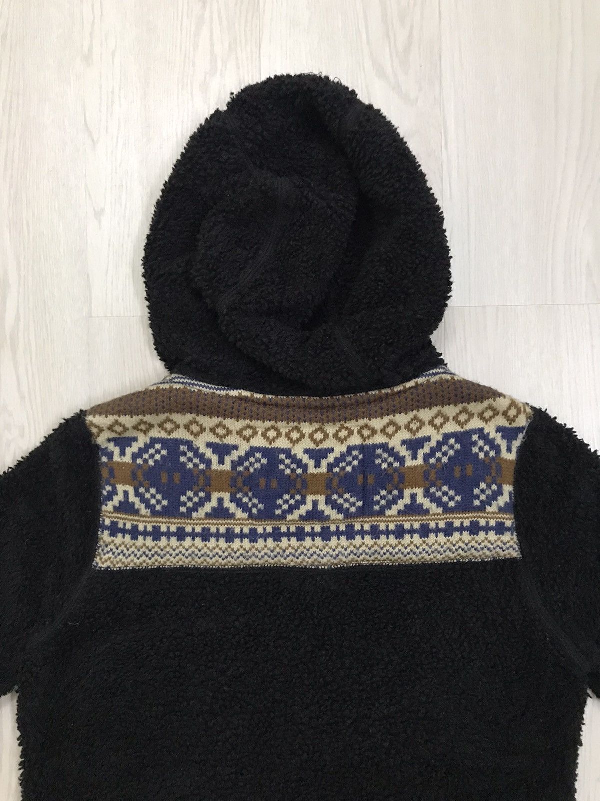 Japanese Brand × Vintage Vintage Japanese Navajo Deep Pile Sherpa Jacket Size M / US 6-8 / IT 42-44 - 10 Thumbnail