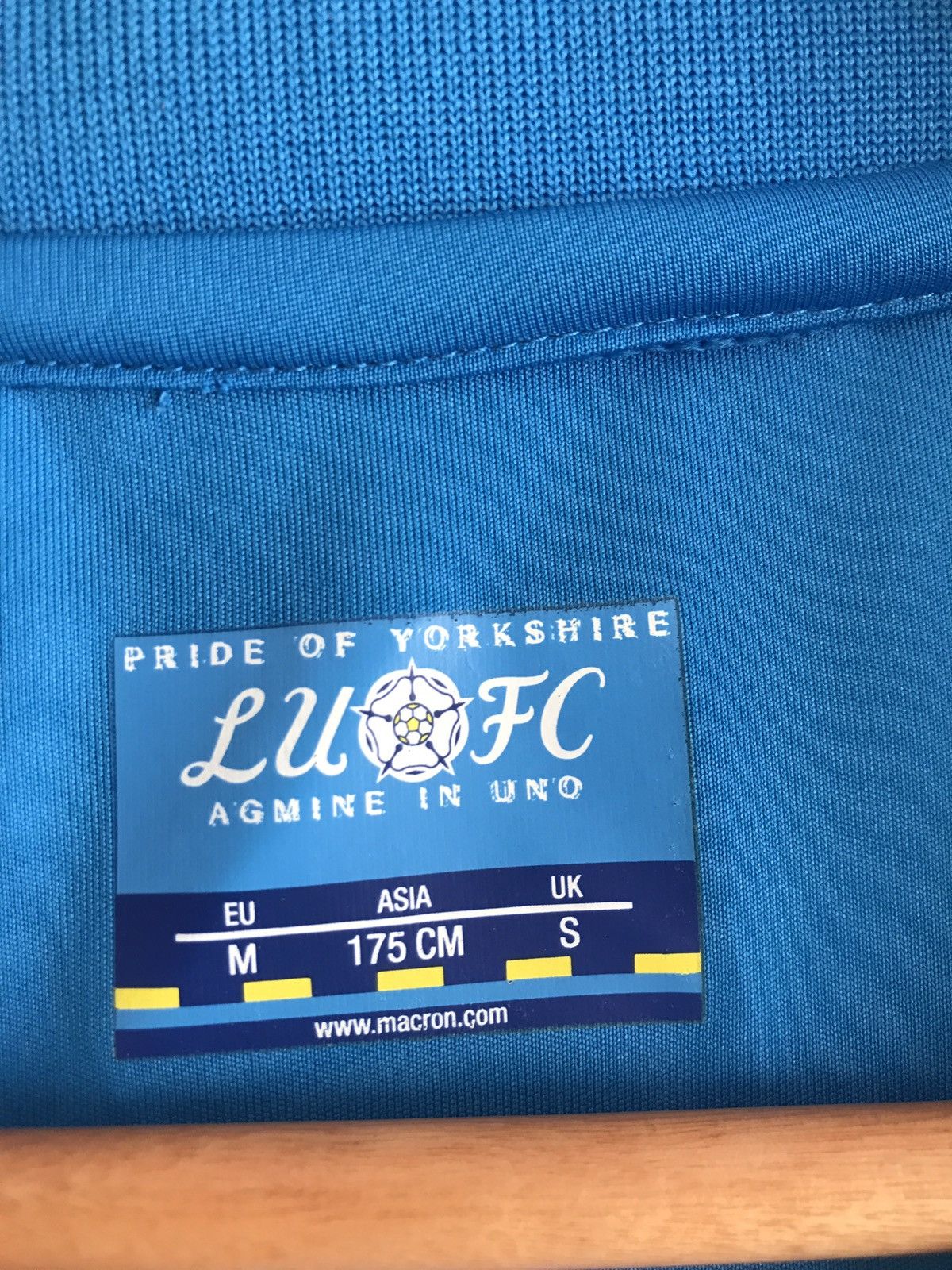 Macron Leeds United 2012-2014 Away Soccer Jersey Football Shirt Size US L / EU 52-54 / 3 - 5 Thumbnail