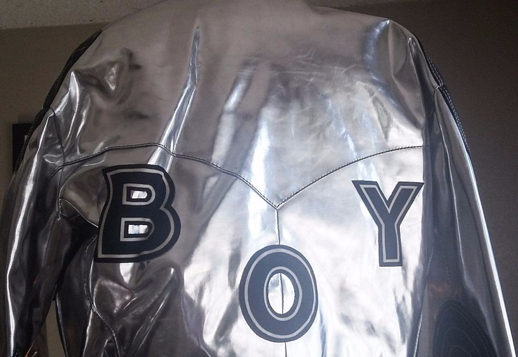 Boy London Boy London 80's Leather Matelic Jacket Grailed