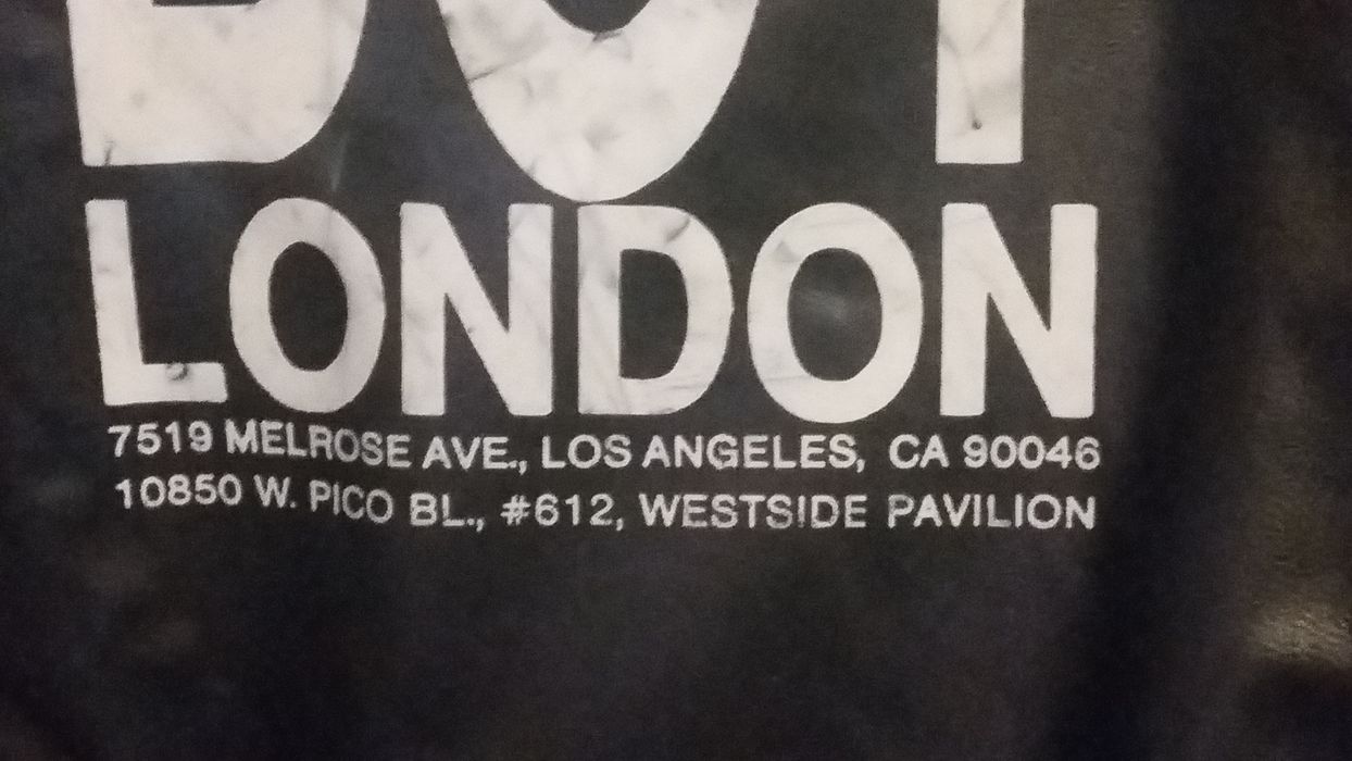 Boy London Boy London 80's Leather Matelic Jacket Grailed