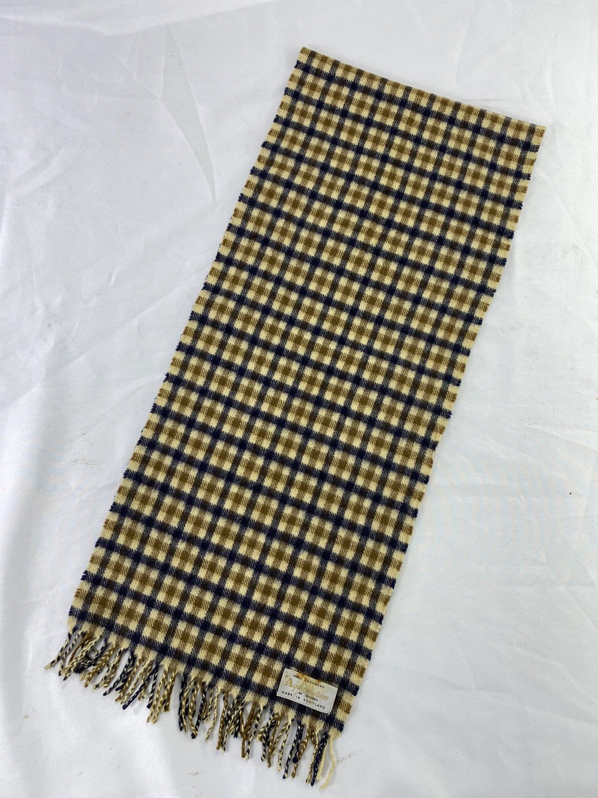 Aquascutum AQUASCUTUM CASHMERE Scarf / Muffler / Neckwear -T105 Size ONE SIZE - 2 Thumbnail
