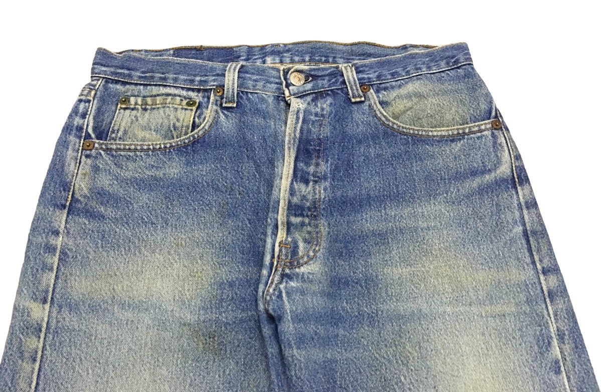 Levi's × Vintage Rare Design Vintage Levis Lot 501 Distressed Jeans 1990s Size US 33 - 4 Thumbnail