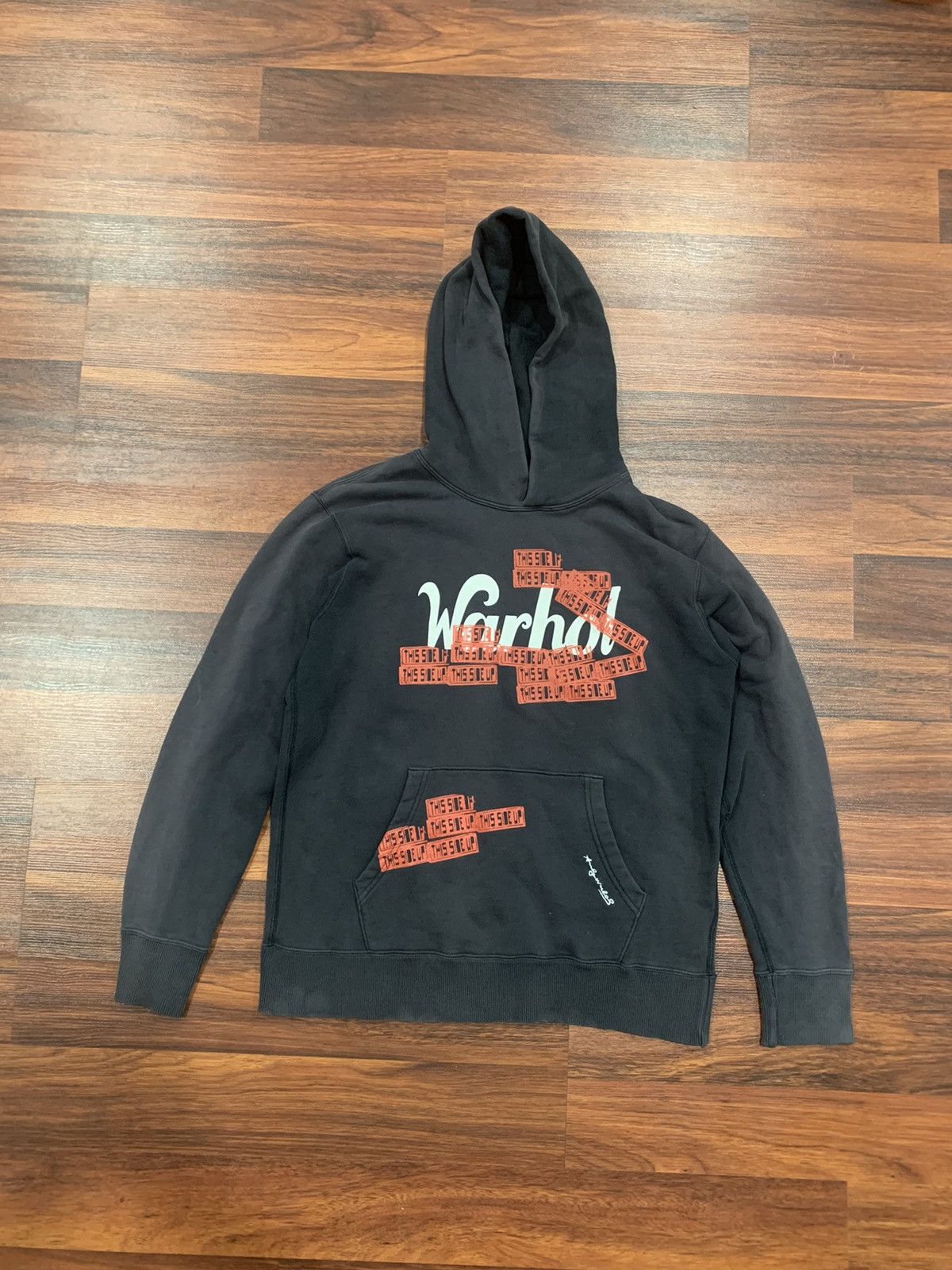 Andy Warhol × Japanese Brand × Uniqlo Sun Faded Andy Warhol Hooded Sweater Size US L / EU 52-54 / 3 - 1 Thumbnail