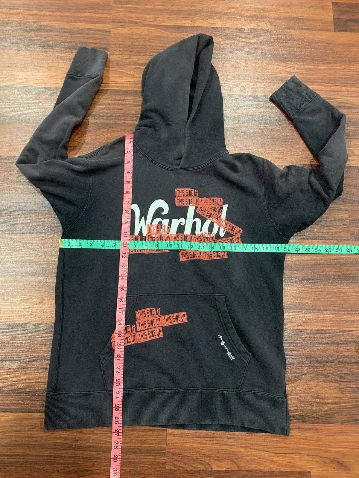 Andy Warhol × Japanese Brand × Uniqlo Sun Faded Andy Warhol Hooded Sweater Size US L / EU 52-54 / 3 - 5 Thumbnail