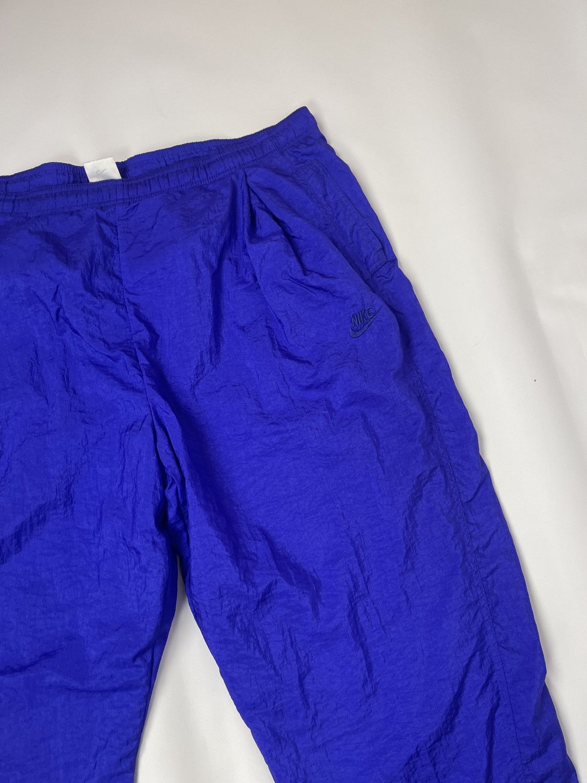 Nike Nike vintage 80s 90s nylon shimmer blue violet track pants Size US 34 / EU 50 - 7 Thumbnail