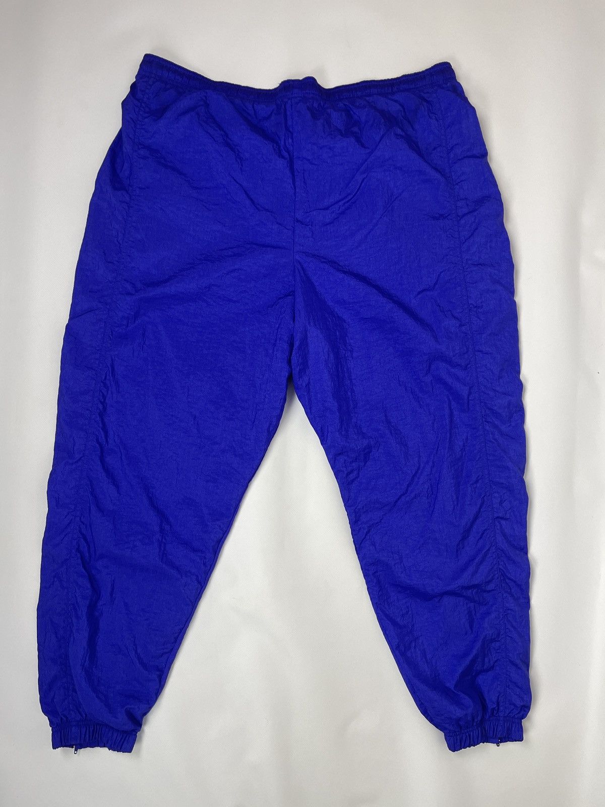 Nike Nike vintage 80s 90s nylon shimmer blue violet track pants Size US 34 / EU 50 - 2 Thumbnail