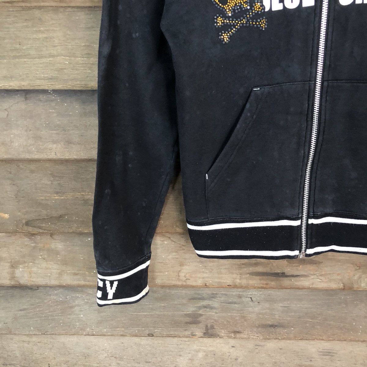 Japanese Brand Blue Cross skull Spicy Label Black Hoodie sweatshirt #4759 Size S / US 4 / IT 40 - 4 Thumbnail
