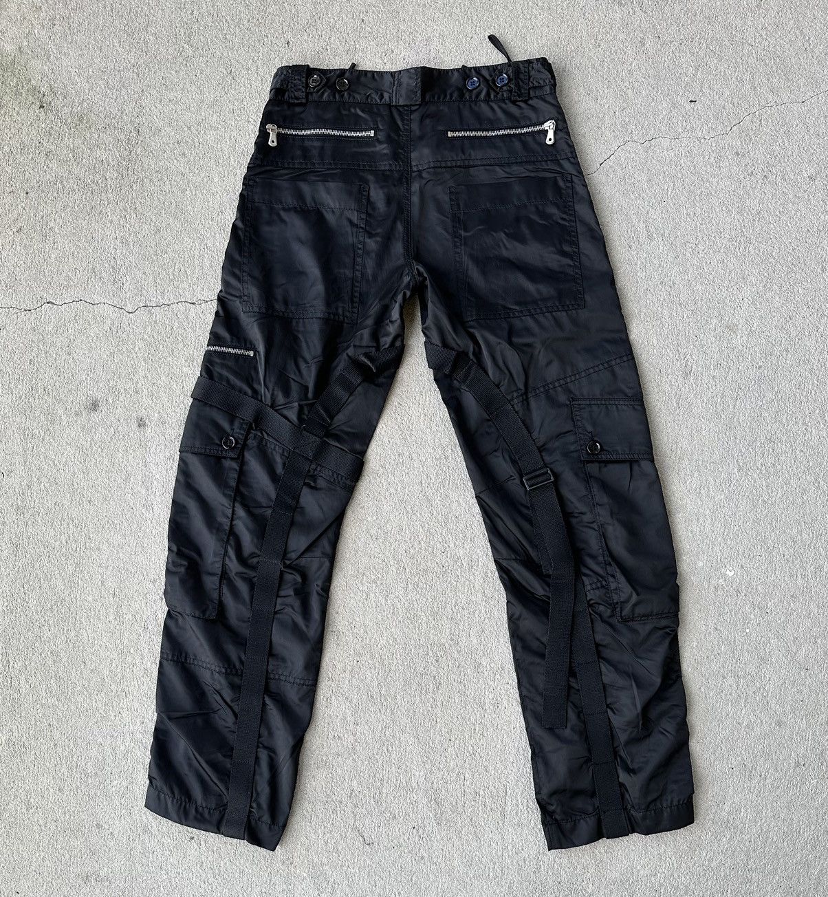 Dolce & Gabbana Dolce & Gabbana FW 2003/2004 Parachute Bondage Pants Size US 29 - 2 Thumbnail