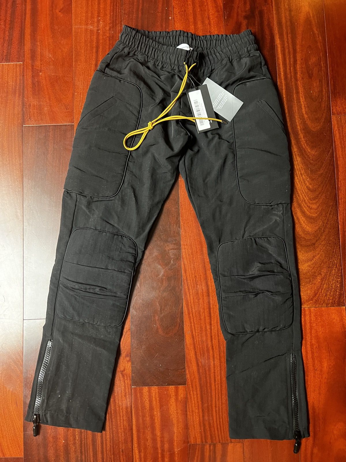 Rhude Rhude Black Moto Pant BNWT Size US 30 / EU 46 - 1 Thumbnail