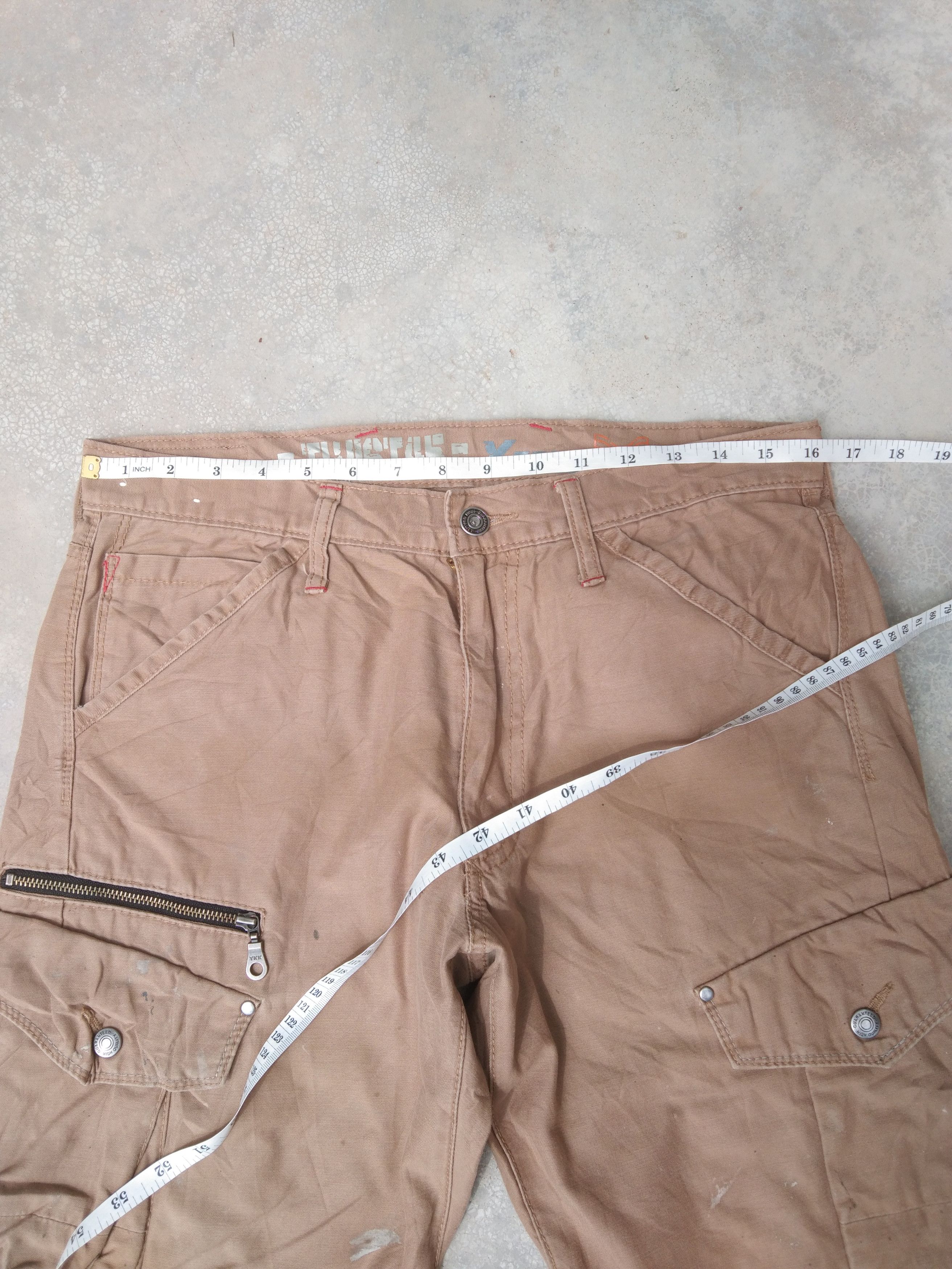 Japanese Brand Vintage Twist45 Paint Splatter Cargo Pants 32x31 Size US 32 / EU 48 - 8 Thumbnail