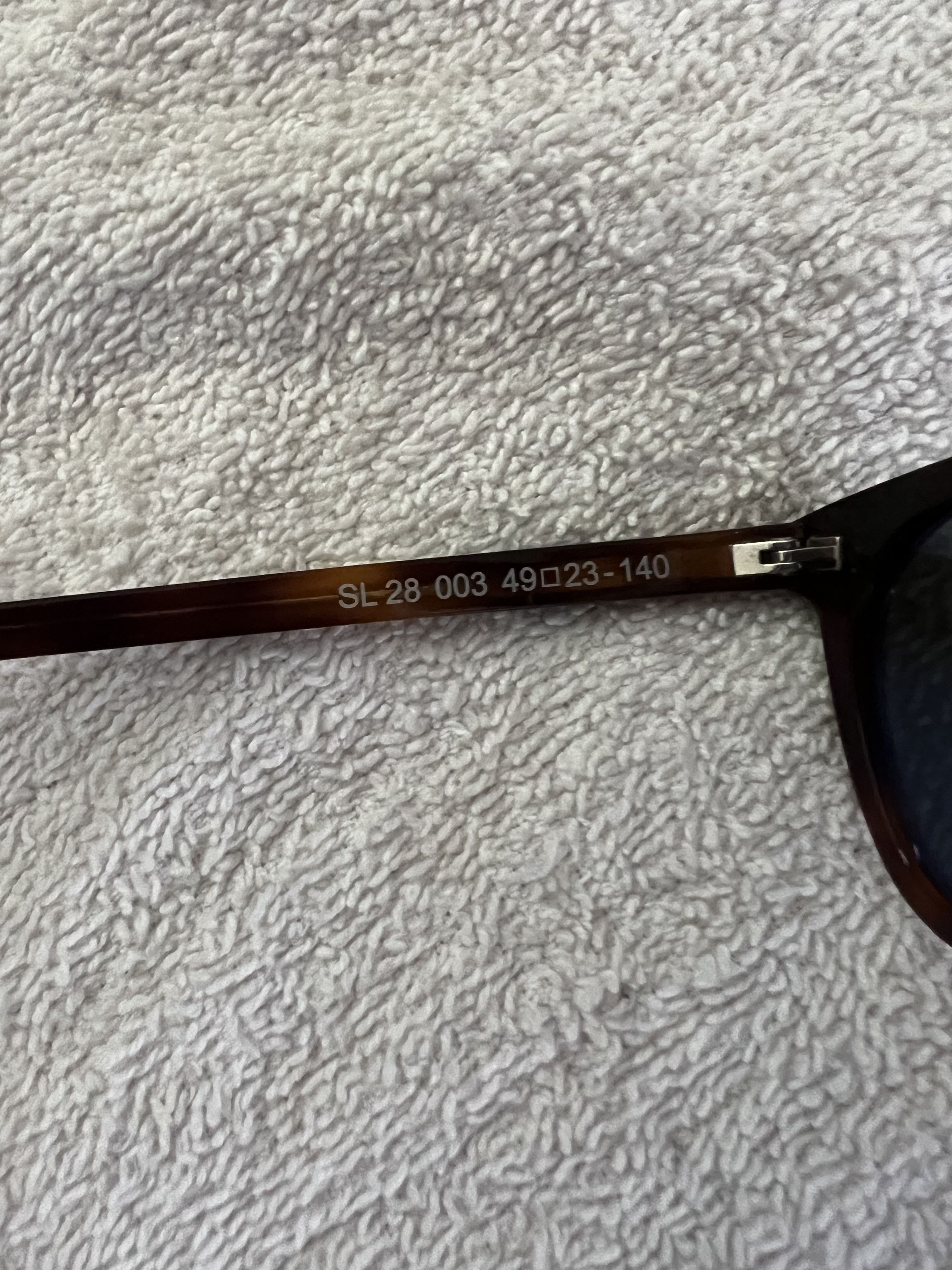 Saint Laurent Paris Surf Havana SL 28 003 49 23-140 kering Tortoiseshell Size ONE SIZE - 3 Thumbnail