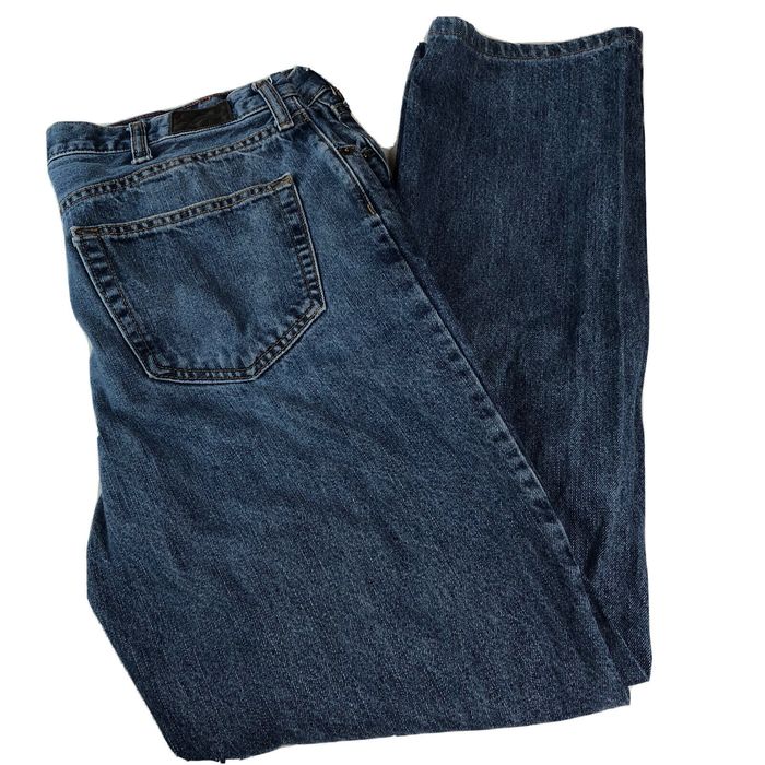 Vintage Lands End Jeans Adult 36 Traditional Fit Blue Inseam 30” Mens