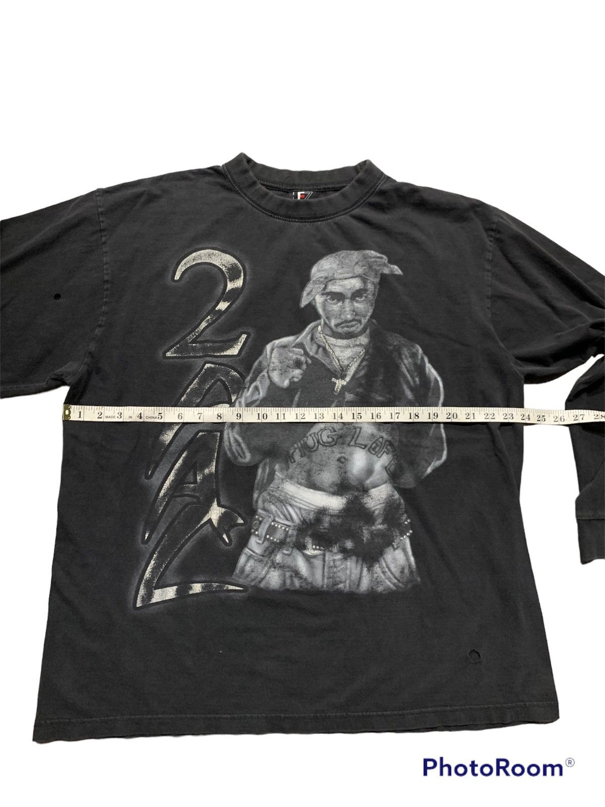 Rap Tees Vintage Y2K TUPAC Long Sleeve tee Rare Size US XL / EU 56 / 4 - 11 Thumbnail