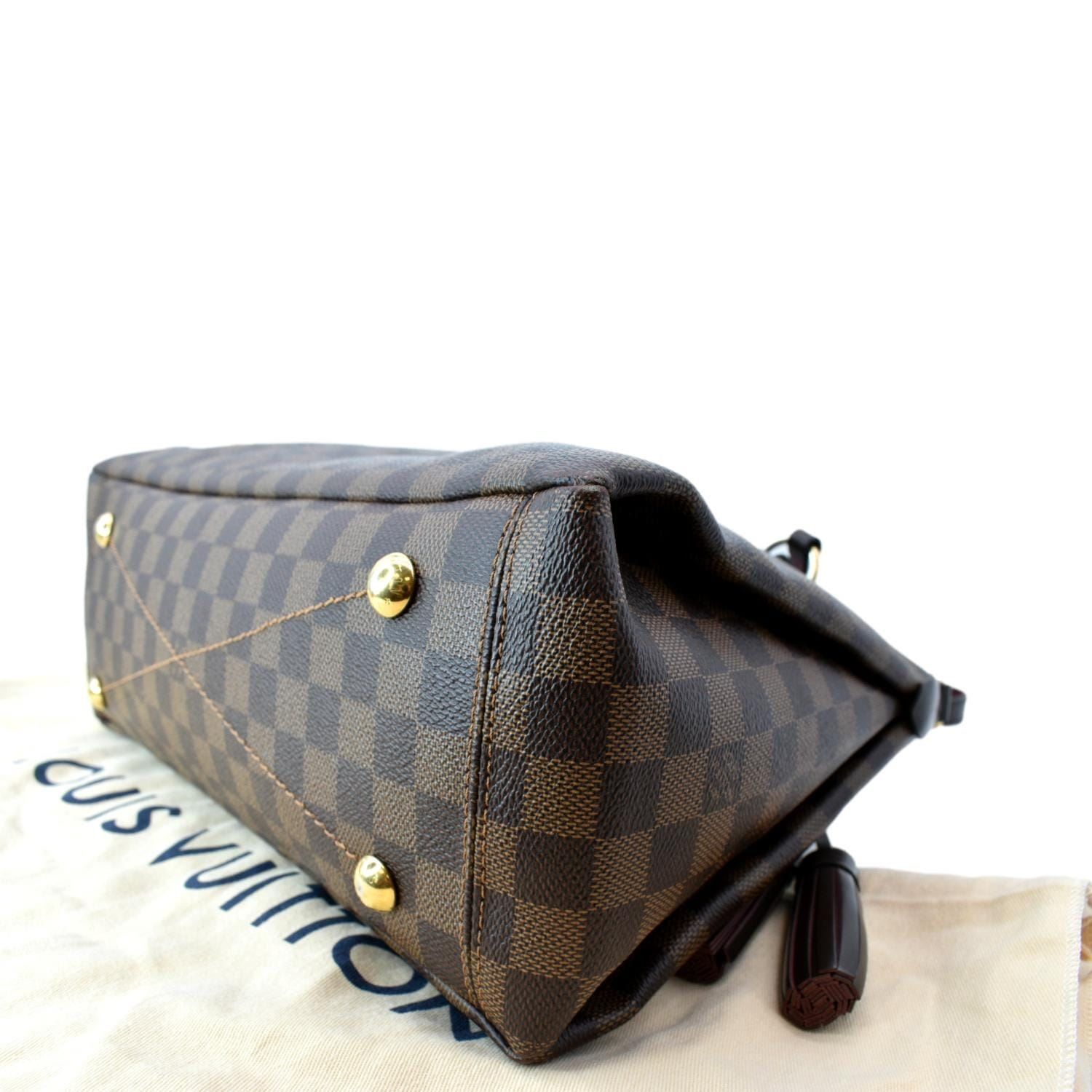 Louis Vuitton Lymington Damier Ebene Shoulder Bag Brown