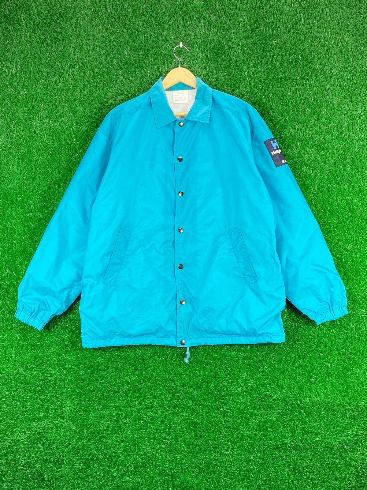Vintage ‼️OFFER‼️Vintage Helly Hansen Jacket Green Size US XL / EU 56 / 4 - 1 Preview