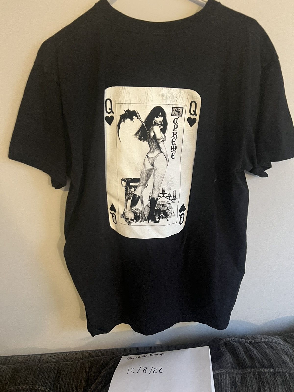 Supreme Supreme SS17 Vampirella Card Tee Black | Grailed