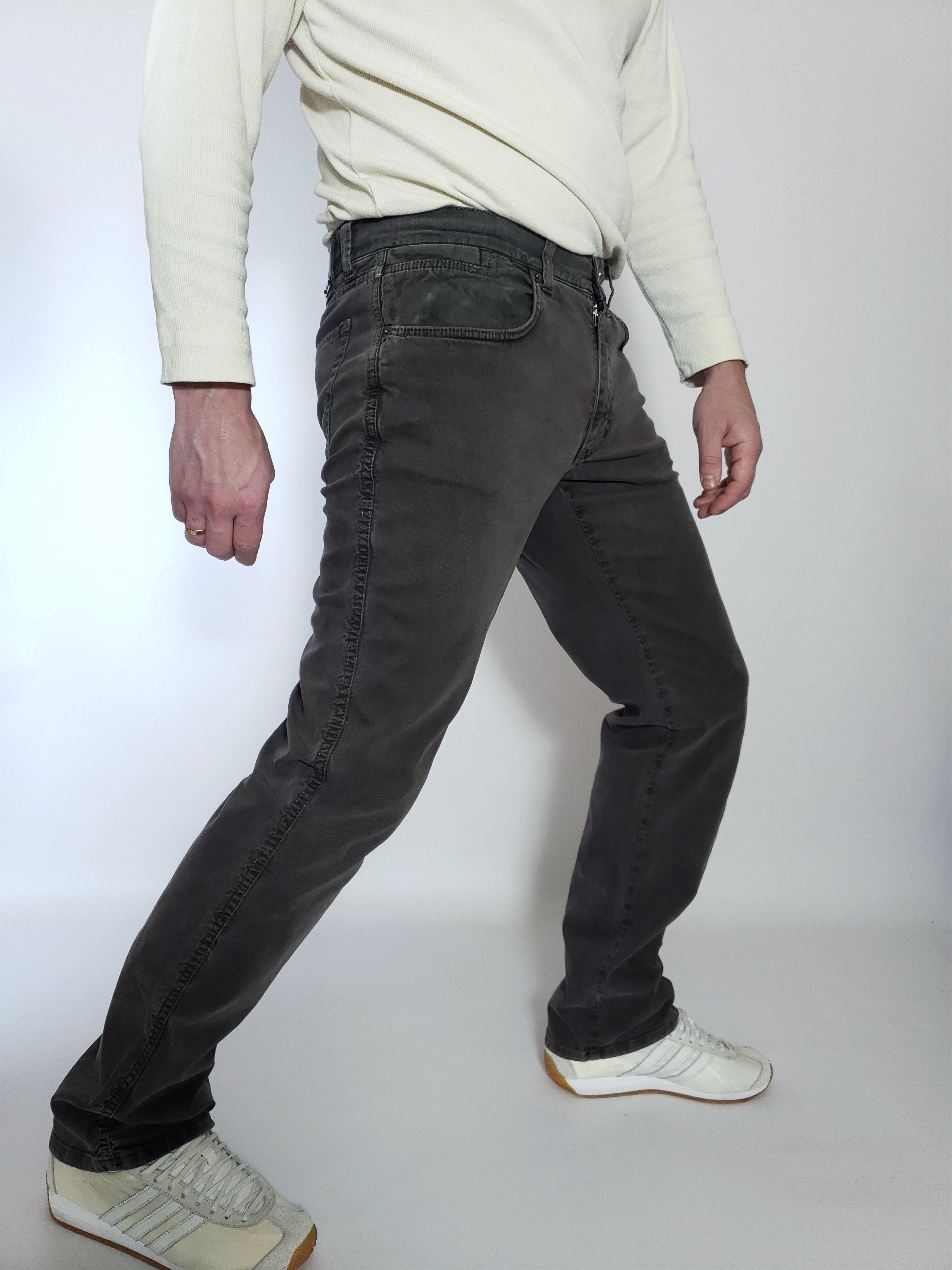 Ermenegildo Zegna × Z Zegna ZEGNA City Fit Men's W33 Jeans Denim Pants Straight Size US 31 - 3 Thumbnail