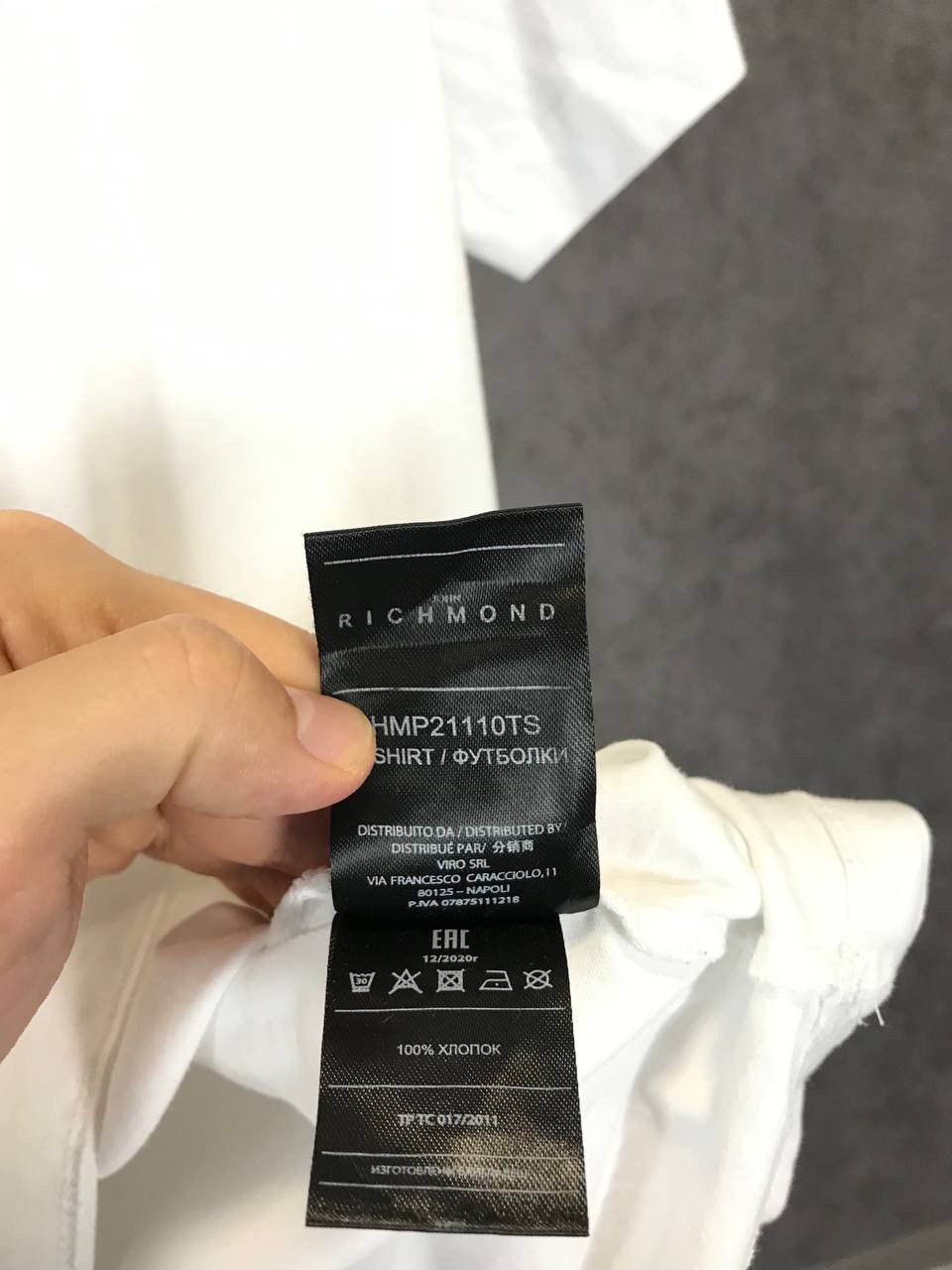 Designer × John Richmond John Richmond designer center logo tee Size US L / EU 52-54 / 3 - 6 Thumbnail