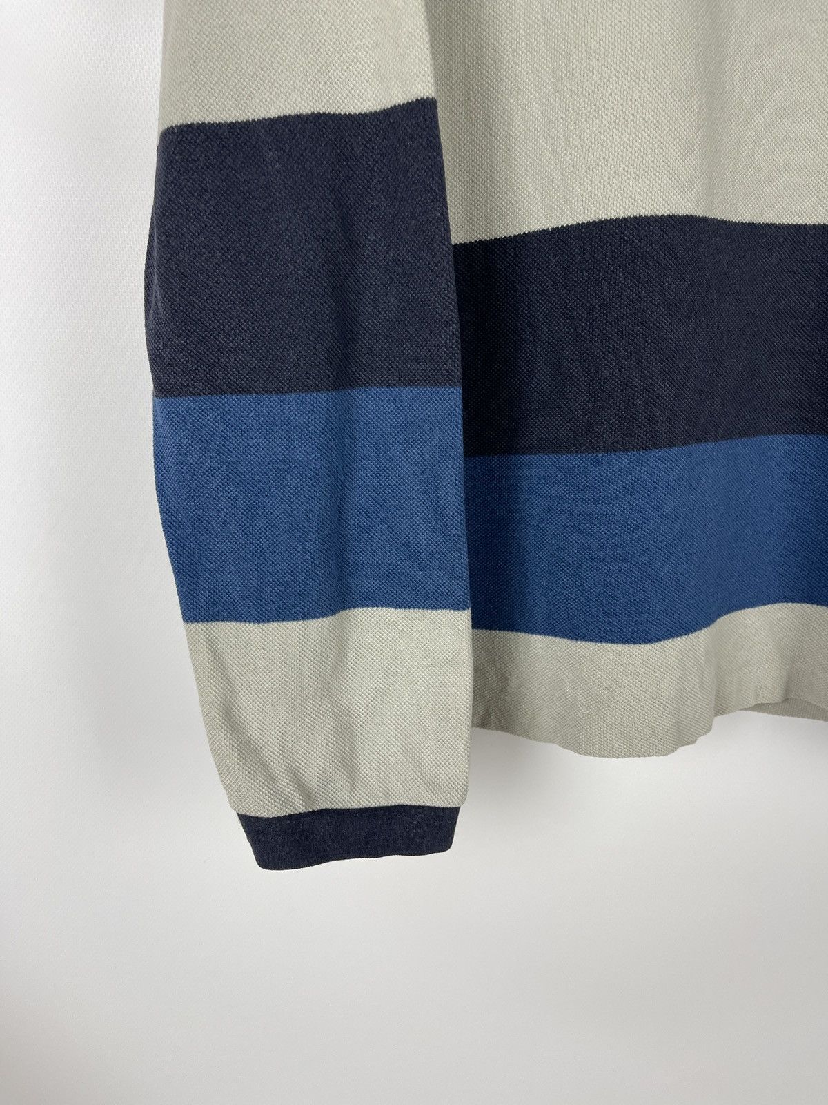 Lacoste Lacoste vintage striped rugby polo long sleeve shirt Size US L / EU 52-54 / 3 - 5 Thumbnail