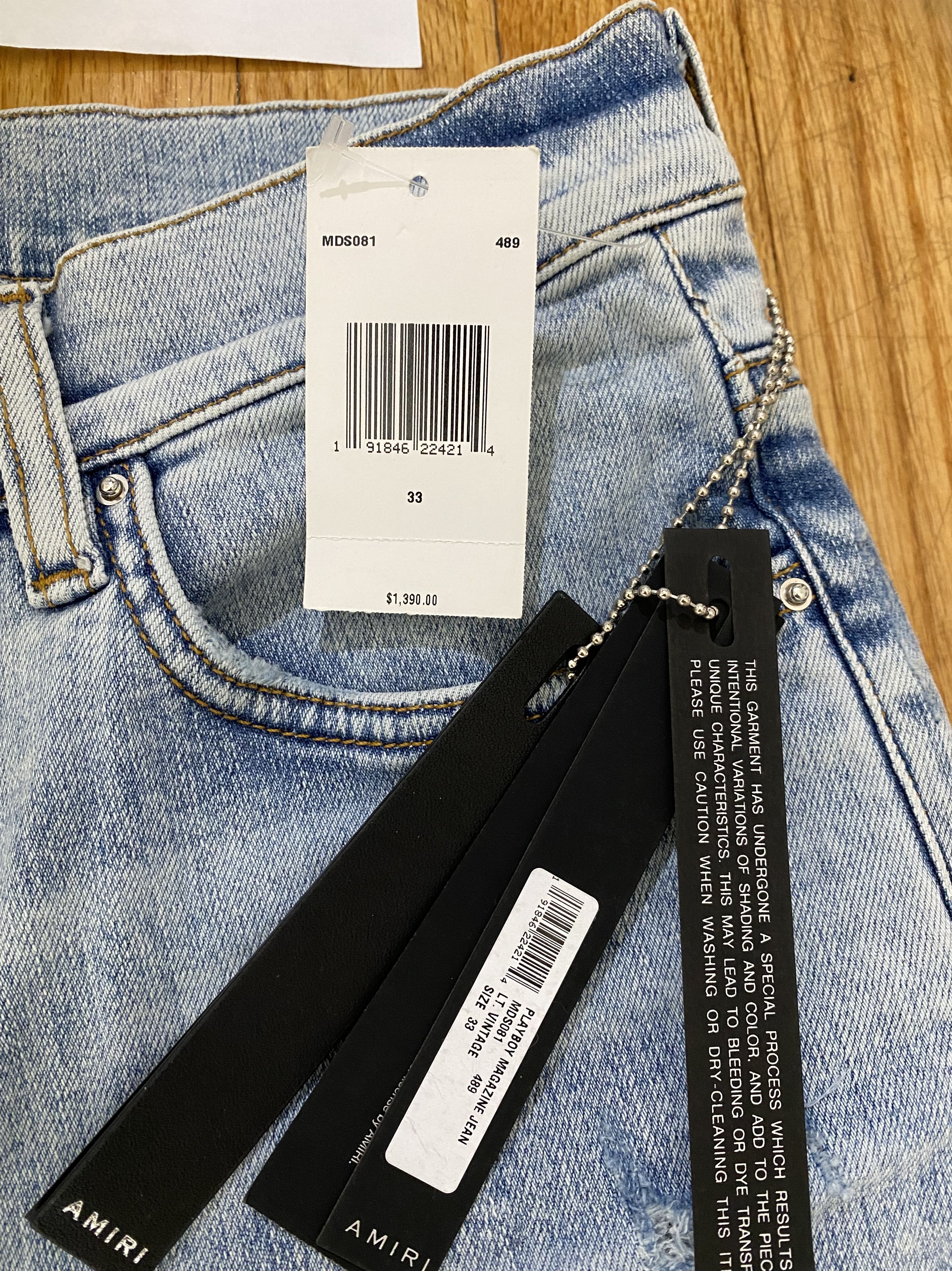 Amiri Amiri playboy jeans Size US 33 - 4 Thumbnail