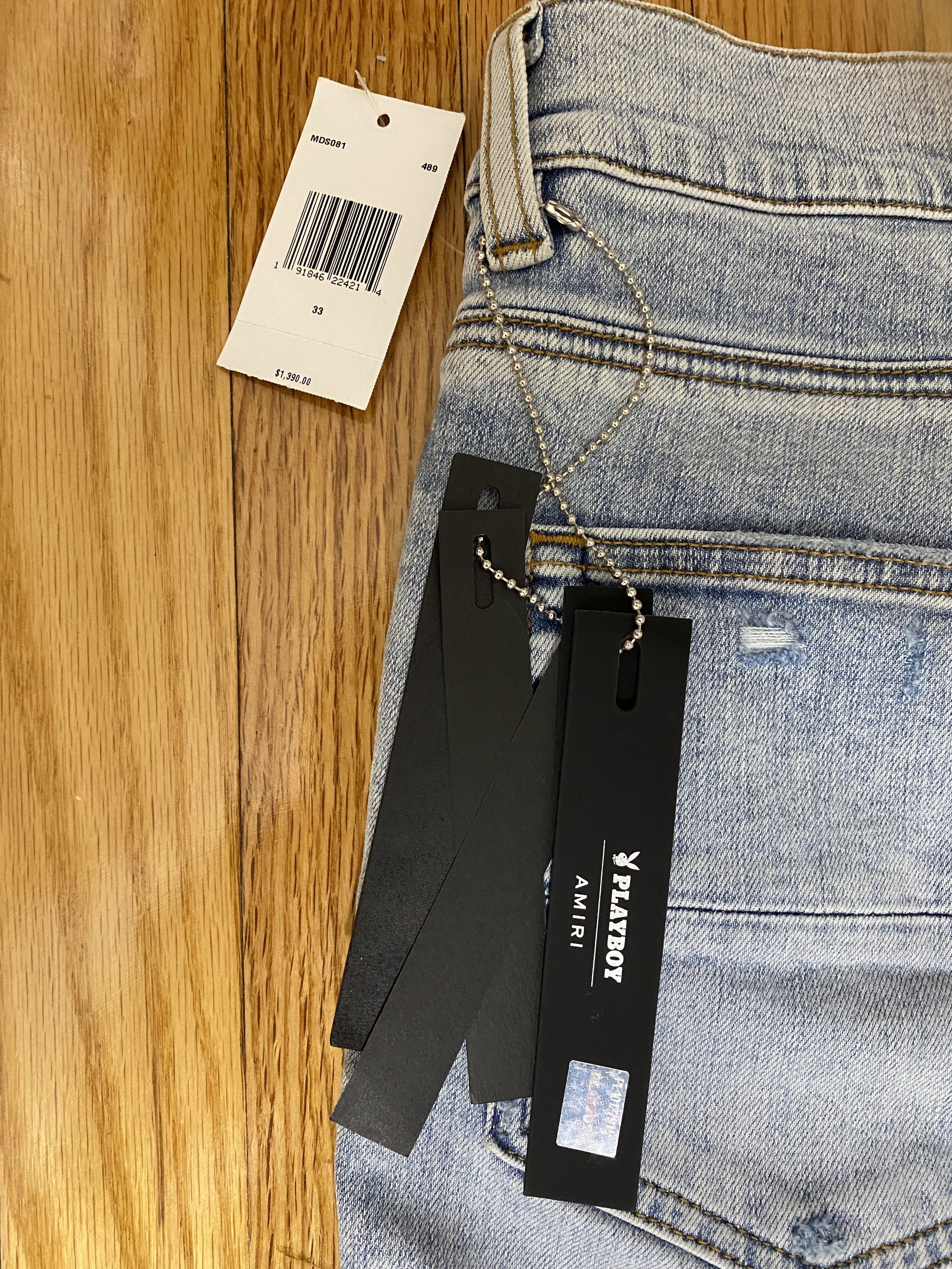 Amiri Amiri playboy jeans Size US 33 - 13 Thumbnail