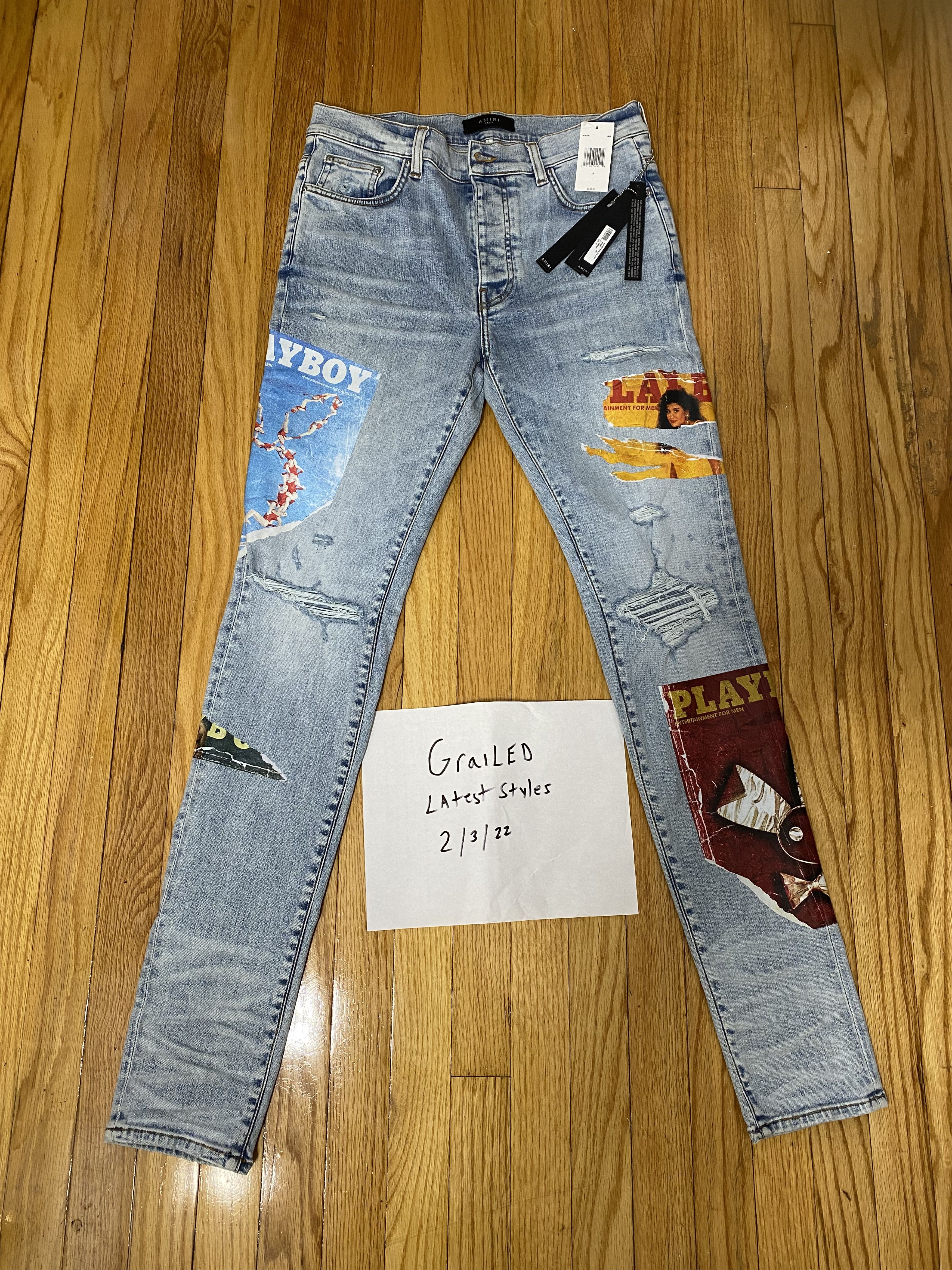 Amiri Amiri playboy jeans Size US 33 - 1 Thumbnail