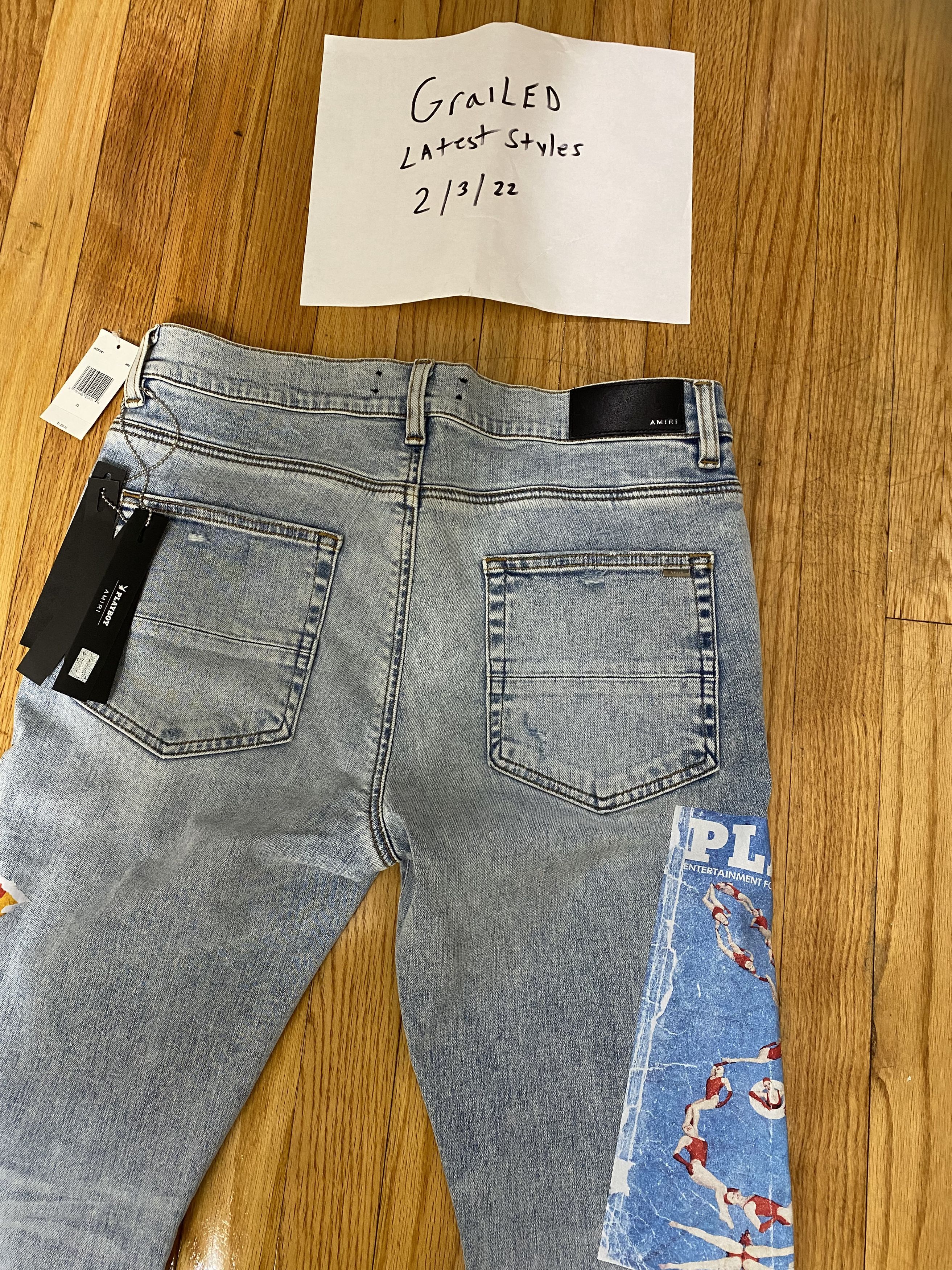 Amiri Amiri playboy jeans Size US 33 - 12 Thumbnail