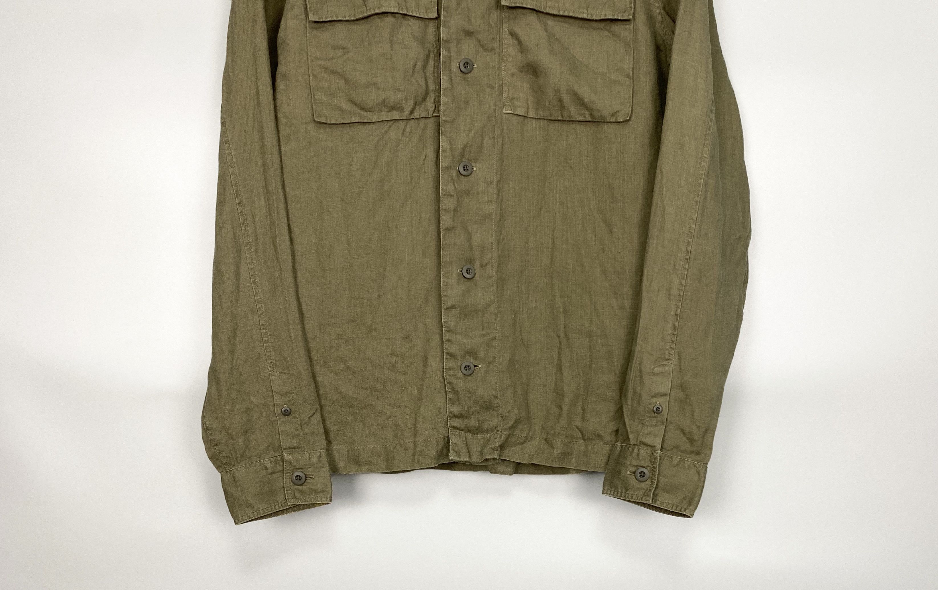 Allsaints ALLSAINTS 100% Linen Shirt Size US S / EU 44-46 / 1 - 3 Thumbnail