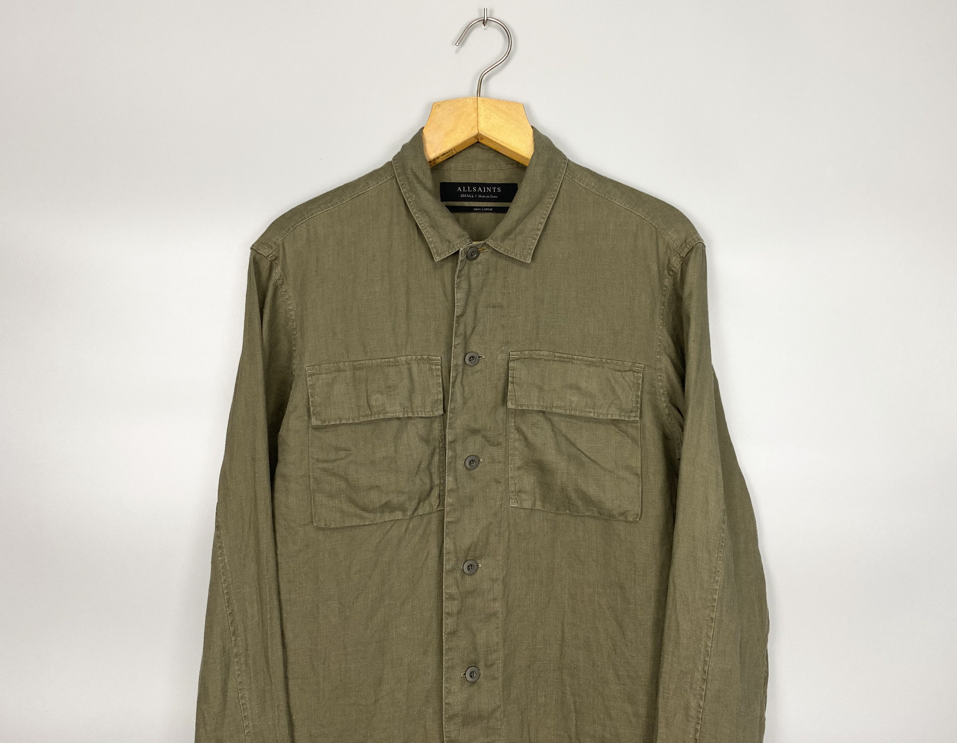 Allsaints ALLSAINTS 100% Linen Shirt Size US S / EU 44-46 / 1 - 2 Thumbnail