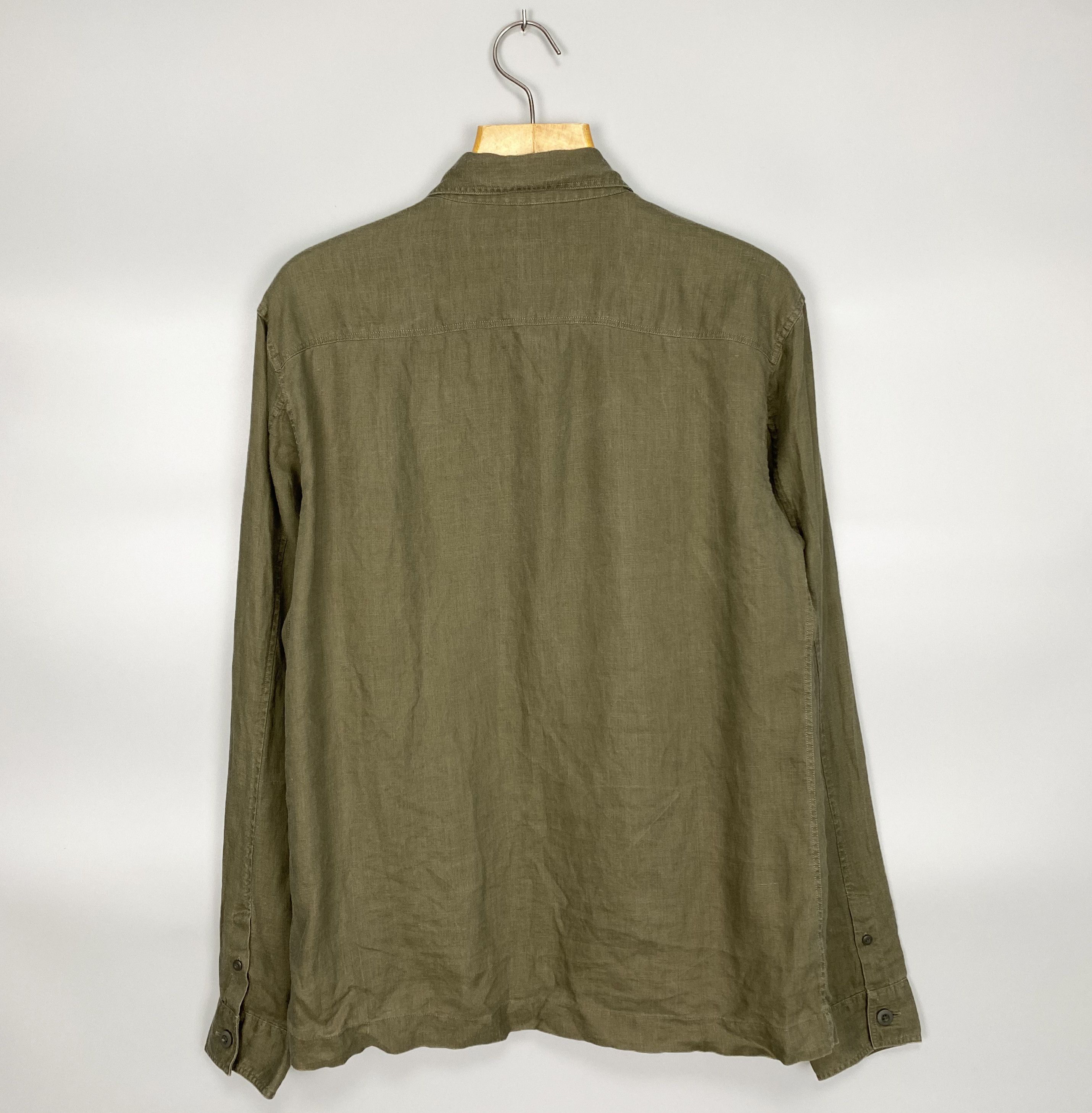 Allsaints ALLSAINTS 100% Linen Shirt Size US S / EU 44-46 / 1 - 4 Thumbnail