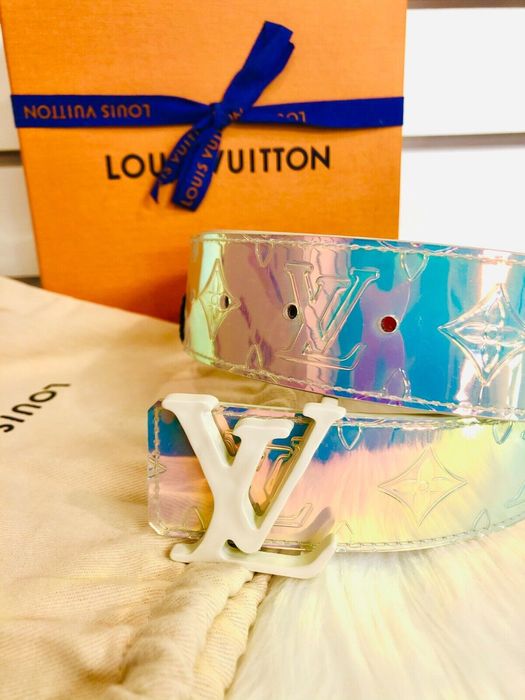 louis vuitton iridescent belt