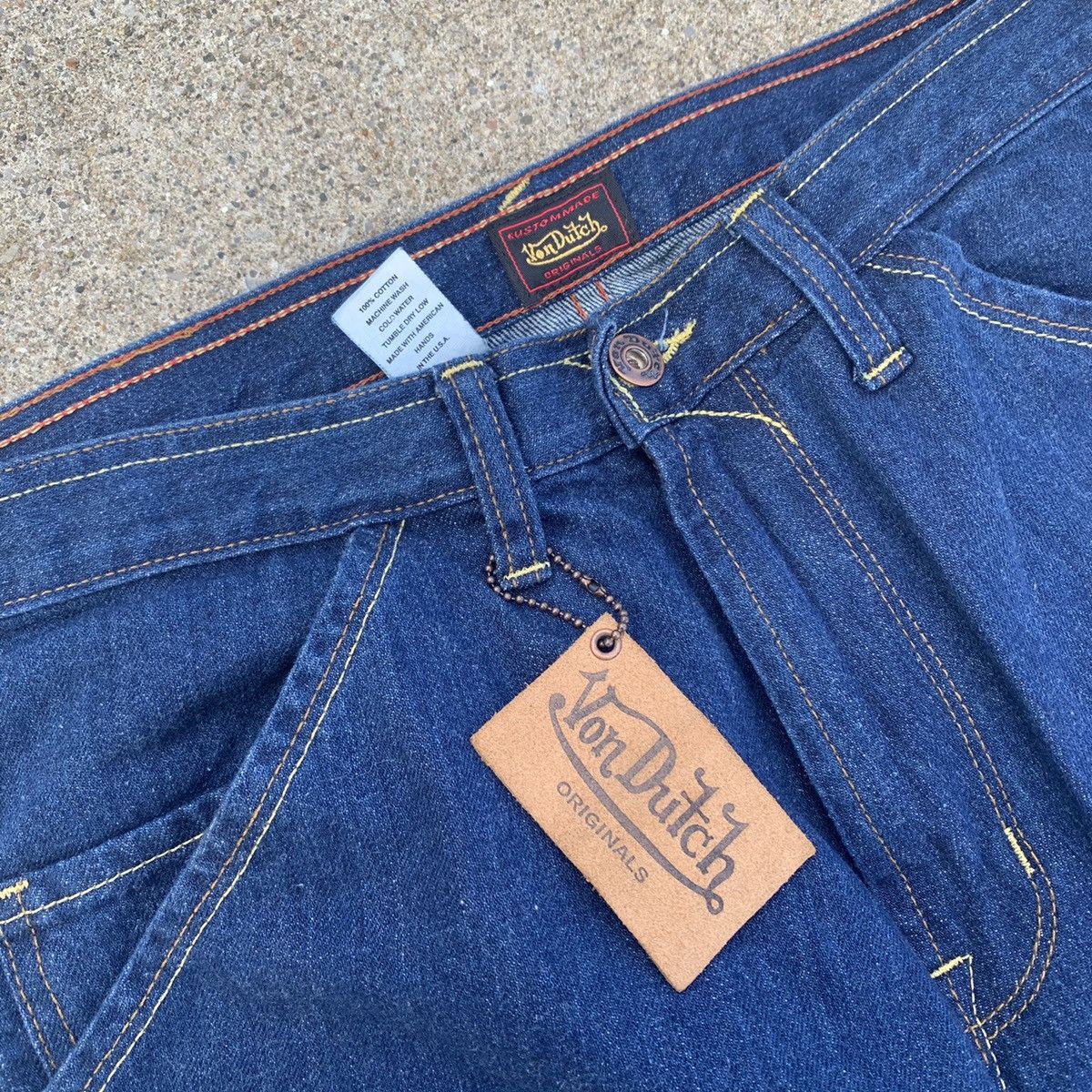 Von Dutch Von Dutch Double Knee Jeans Size US 32 / EU 48 - 5 Thumbnail