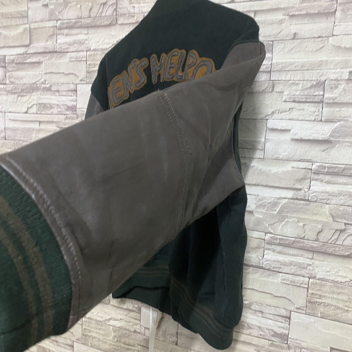 Japanese Brand Vintage 80s MENS MELROSE Varsity Leather Jacket Size US L / EU 52-54 / 3 - 17 Thumbnail