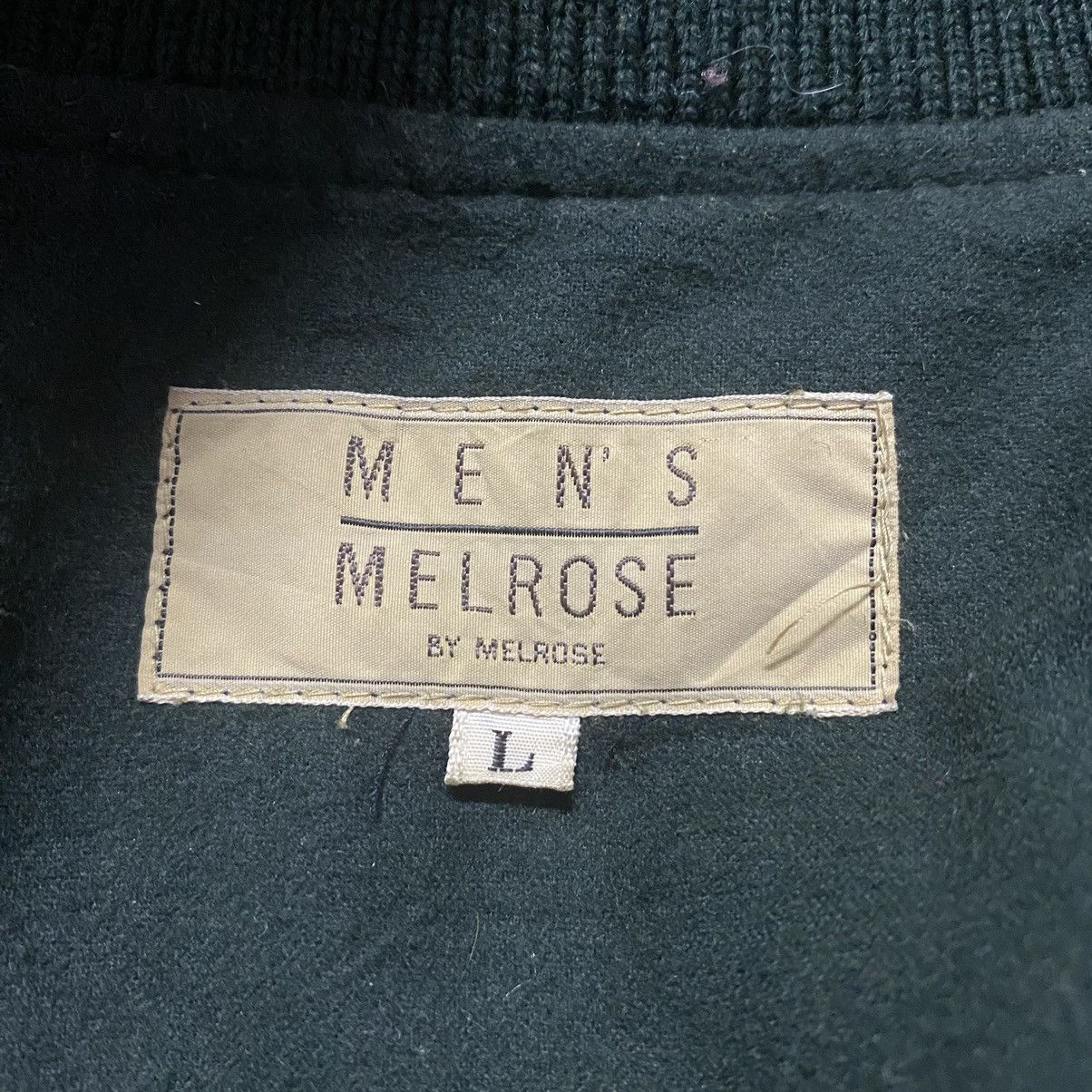 Japanese Brand Vintage 80s MENS MELROSE Varsity Leather Jacket Size US L / EU 52-54 / 3 - 19 Thumbnail