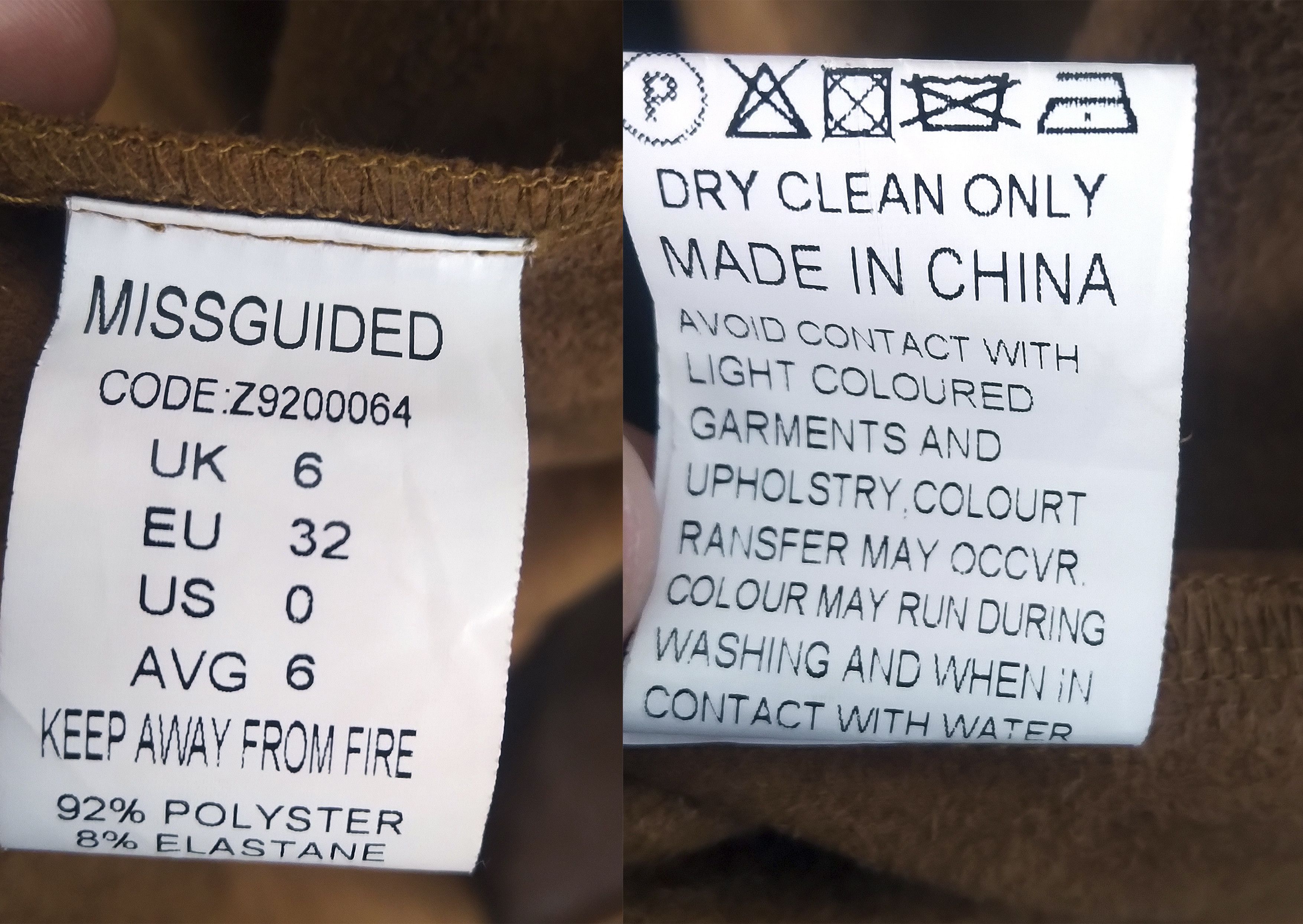 Missguided Missguided women's suede belted brown trench coat Size XS / US 0-2 / IT 36-38 - 9 Thumbnail