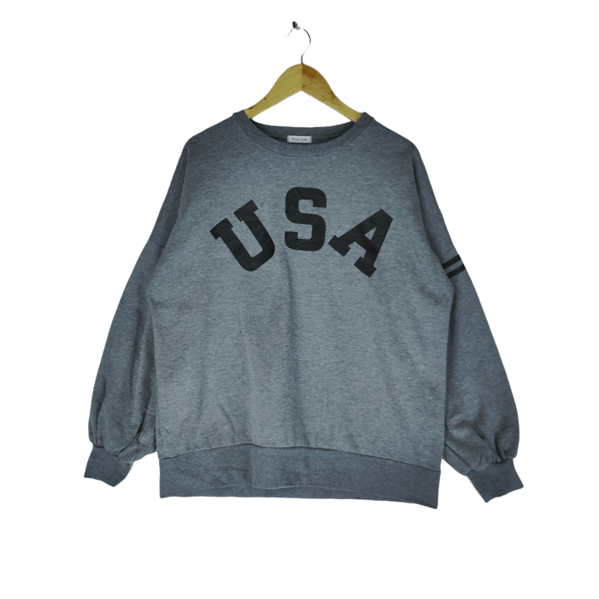 Other USA SPELLOUT BAGGY Double Line Crewneck L Size Sweatshirt Size US L / EU 52-54 / 3 - 1 Thumbnail