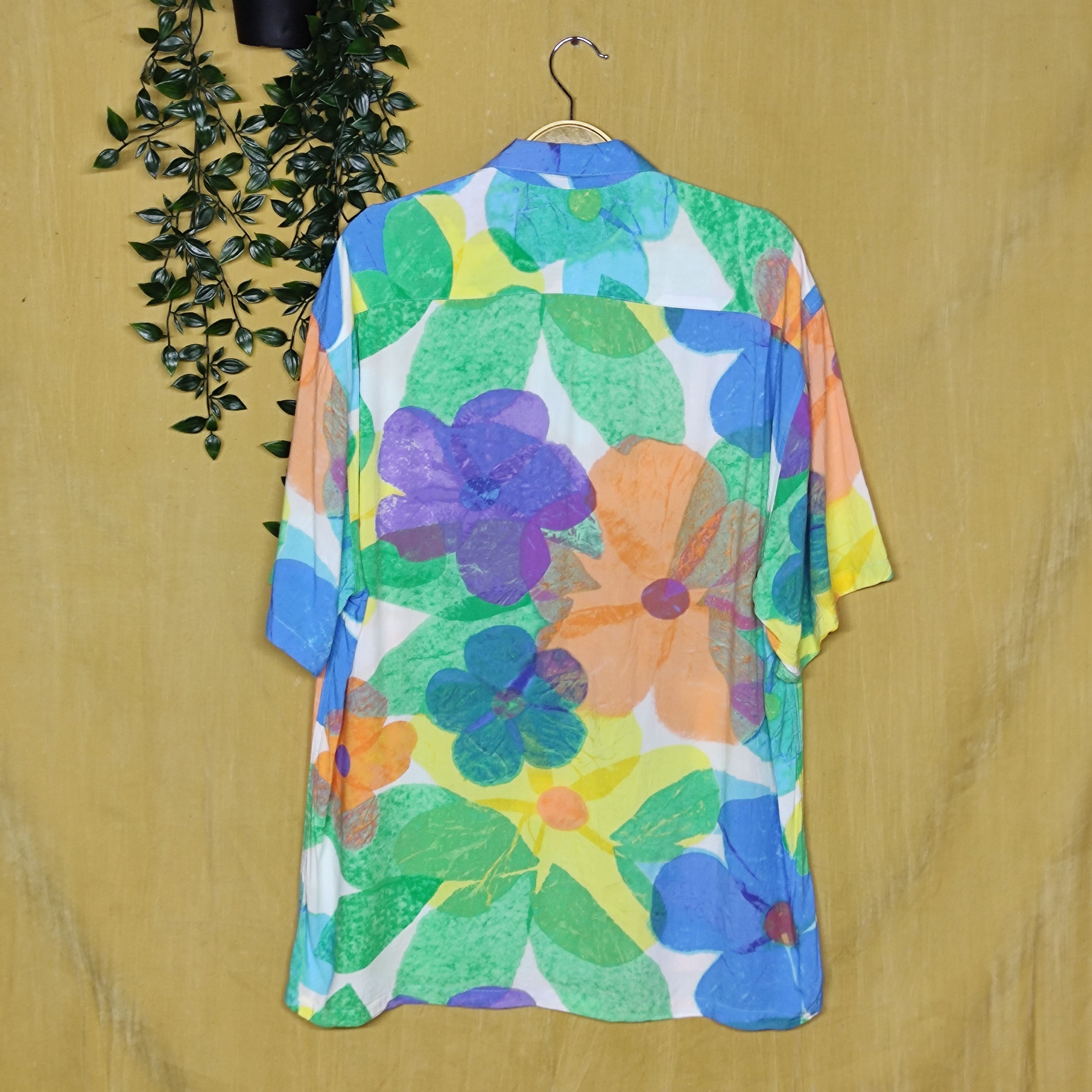 Jams World Jams World Rayon Multicolour Hawaiian Shirt (Rare Design) Size US M / EU 48-50 / 2 - 2 Thumbnail