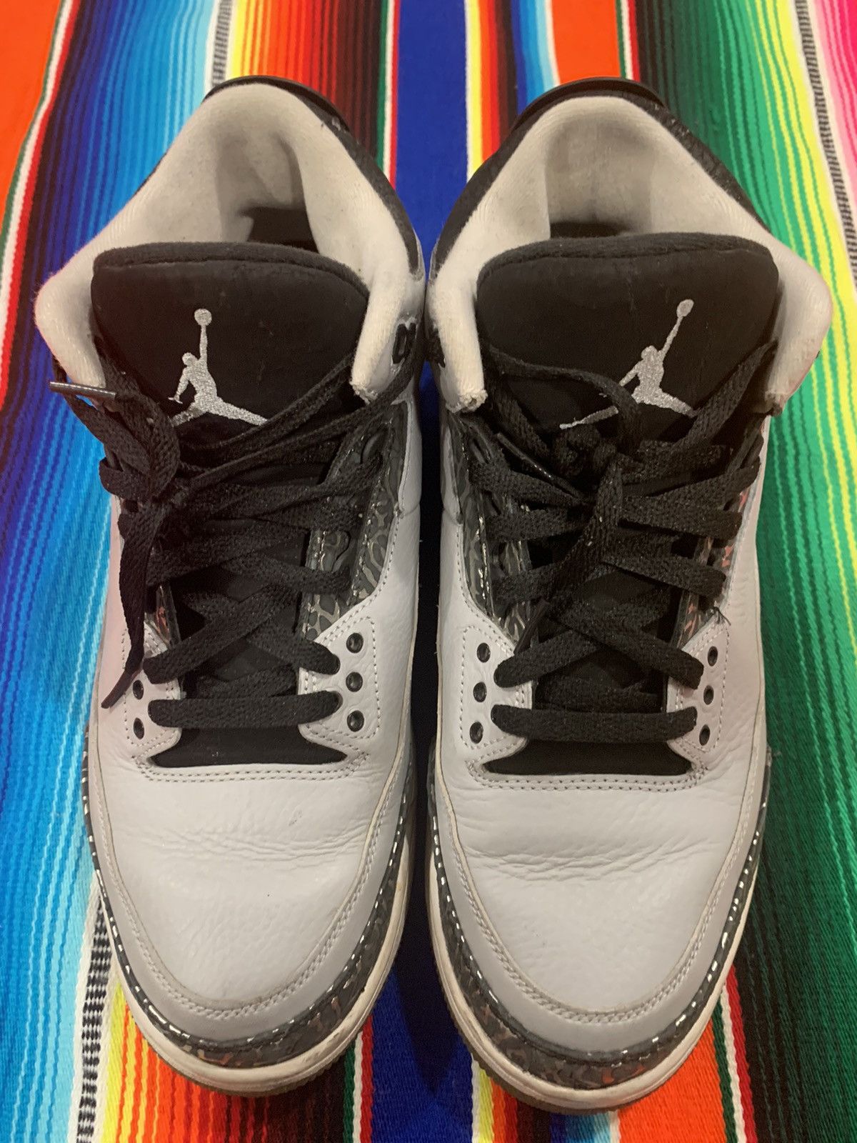 Jordan Brand 2014 wolf grey air Jordan 3s retro size 11 *no box* Size US 11 / EU 44 - 2 Thumbnail