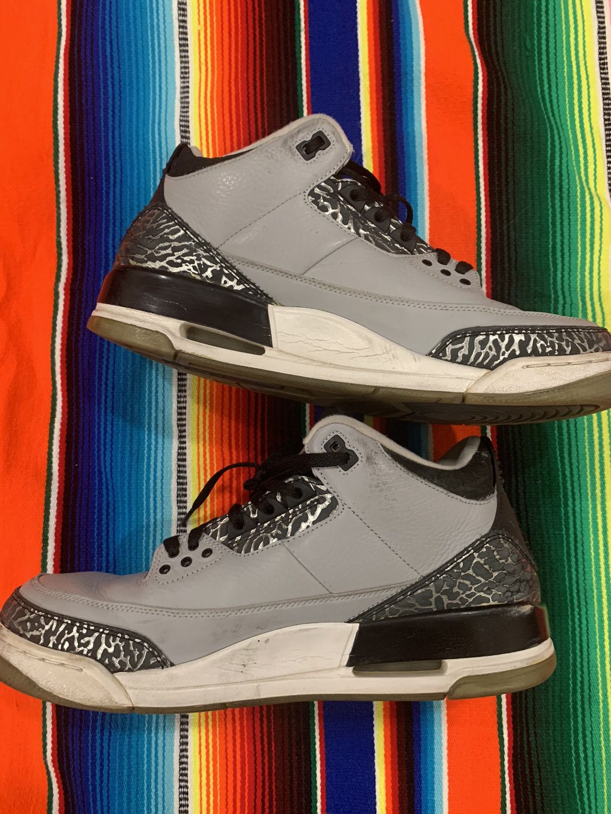 Jordan Brand 2014 wolf grey air Jordan 3s retro size 11 *no box* Size US 11 / EU 44 - 7 Thumbnail