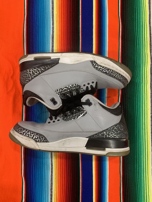 Jordan Brand 2014 wolf grey air Jordan 3s retro size 11 no box