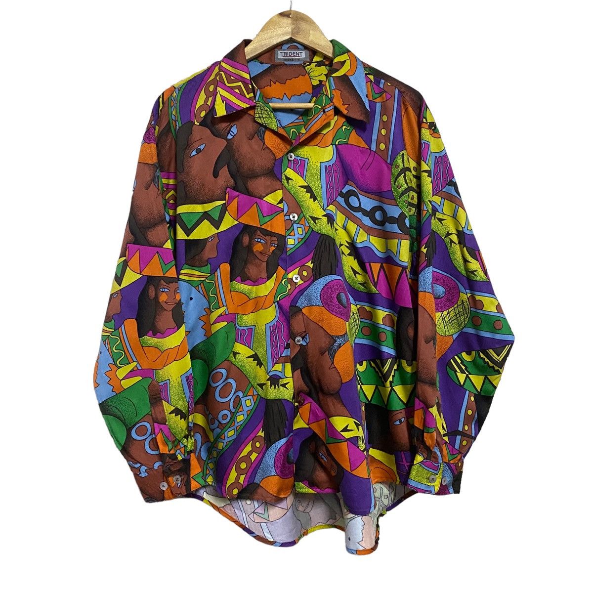 Vintage Vintage Picasso Art Button Up Size US L / EU 52-54 / 3 - 2 Thumbnail