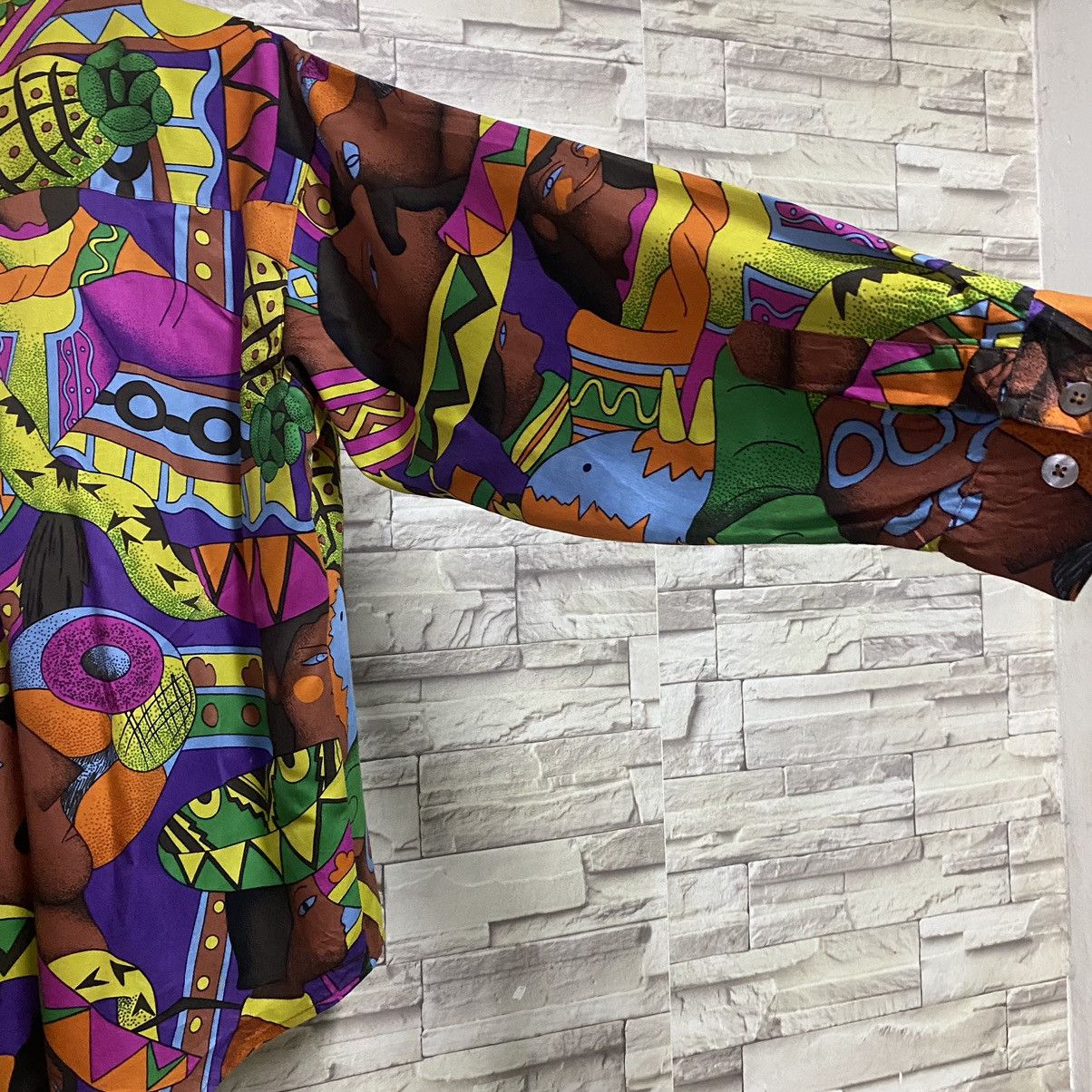 Vintage Vintage Picasso Art Button Up Size US L / EU 52-54 / 3 - 17 Thumbnail