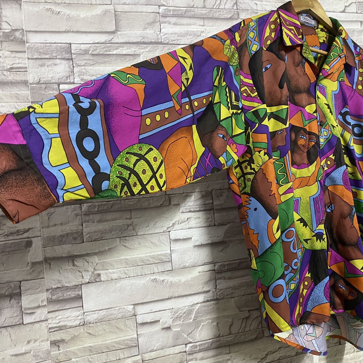 Vintage Vintage Picasso Art Button Up Size US L / EU 52-54 / 3 - 9 Thumbnail
